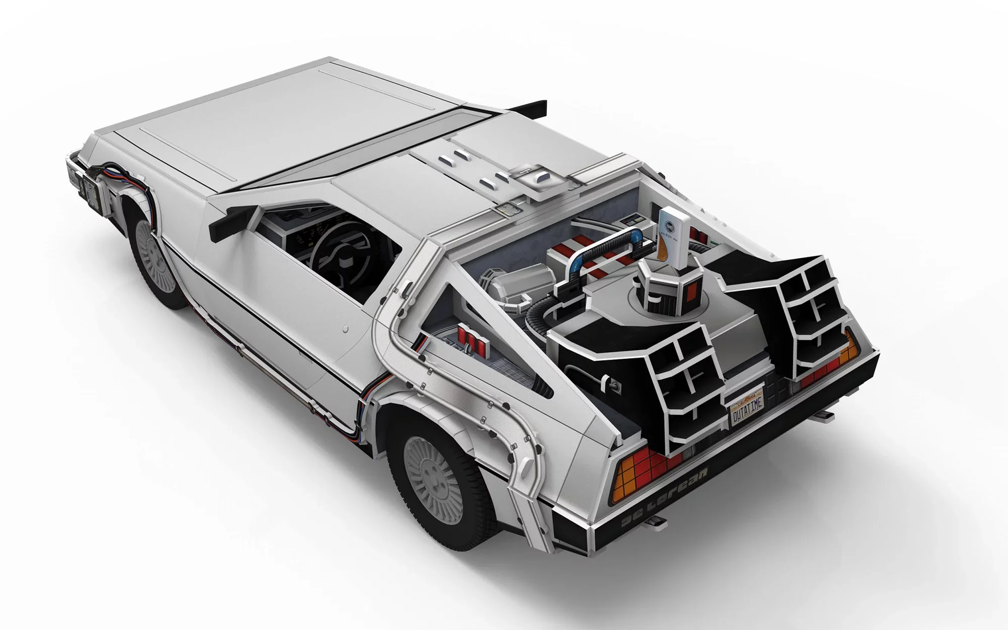 3D Puzzle DeLorean "Back to the Future" - Image 4