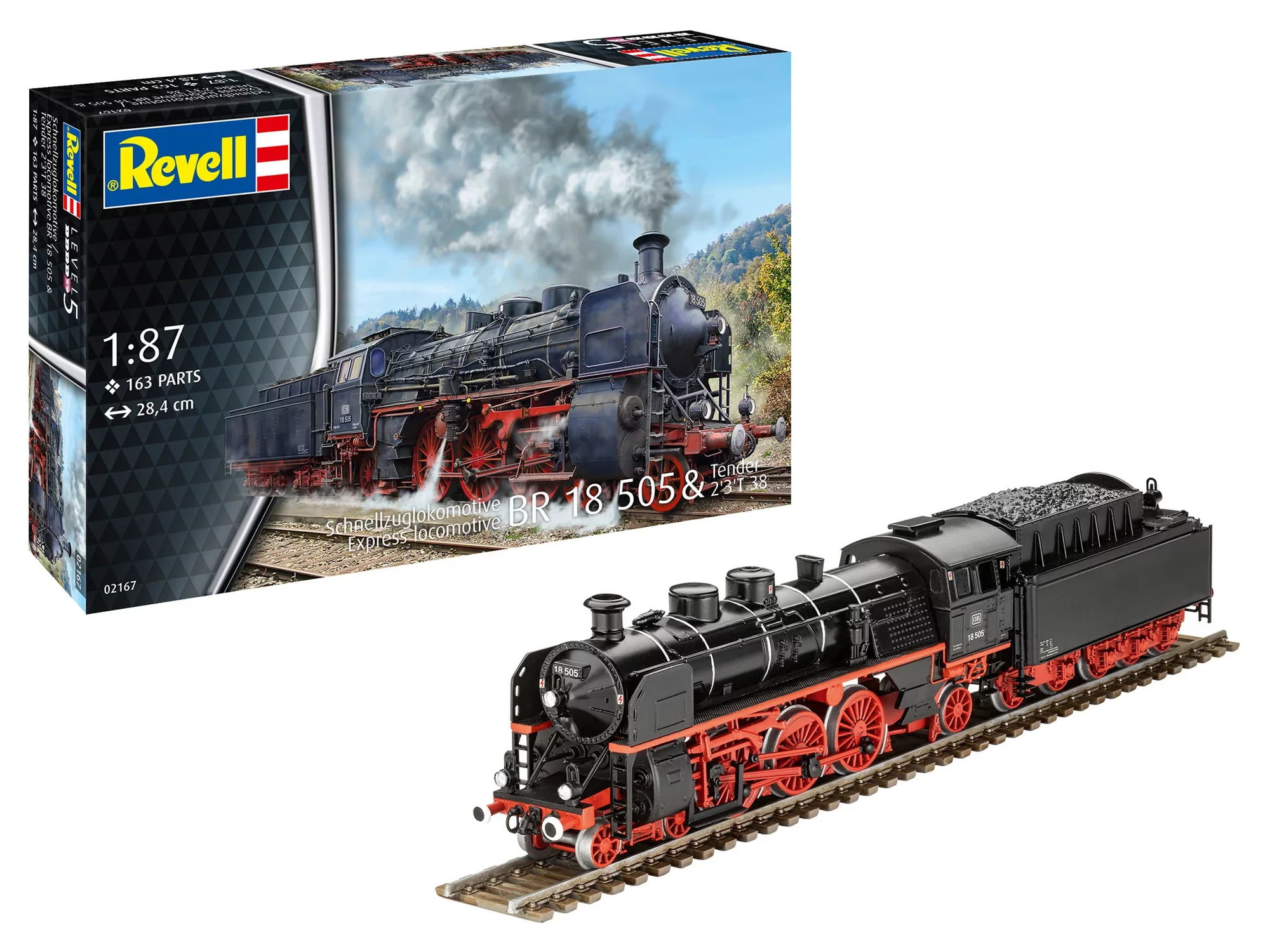Express Locomotive BR 18 505 with Tender 2'3' T38