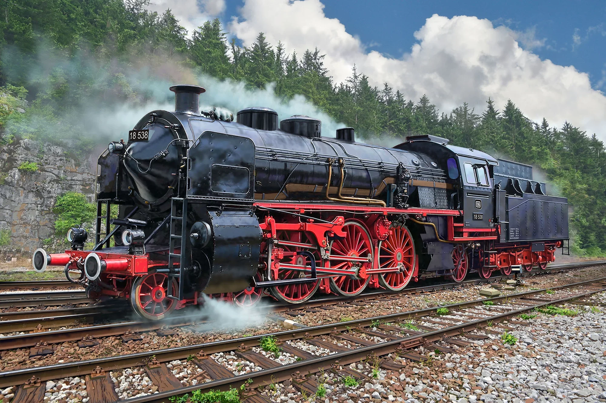 Express locomotive S3/6 BR18(5) with Tender 2â2âT - Image 8