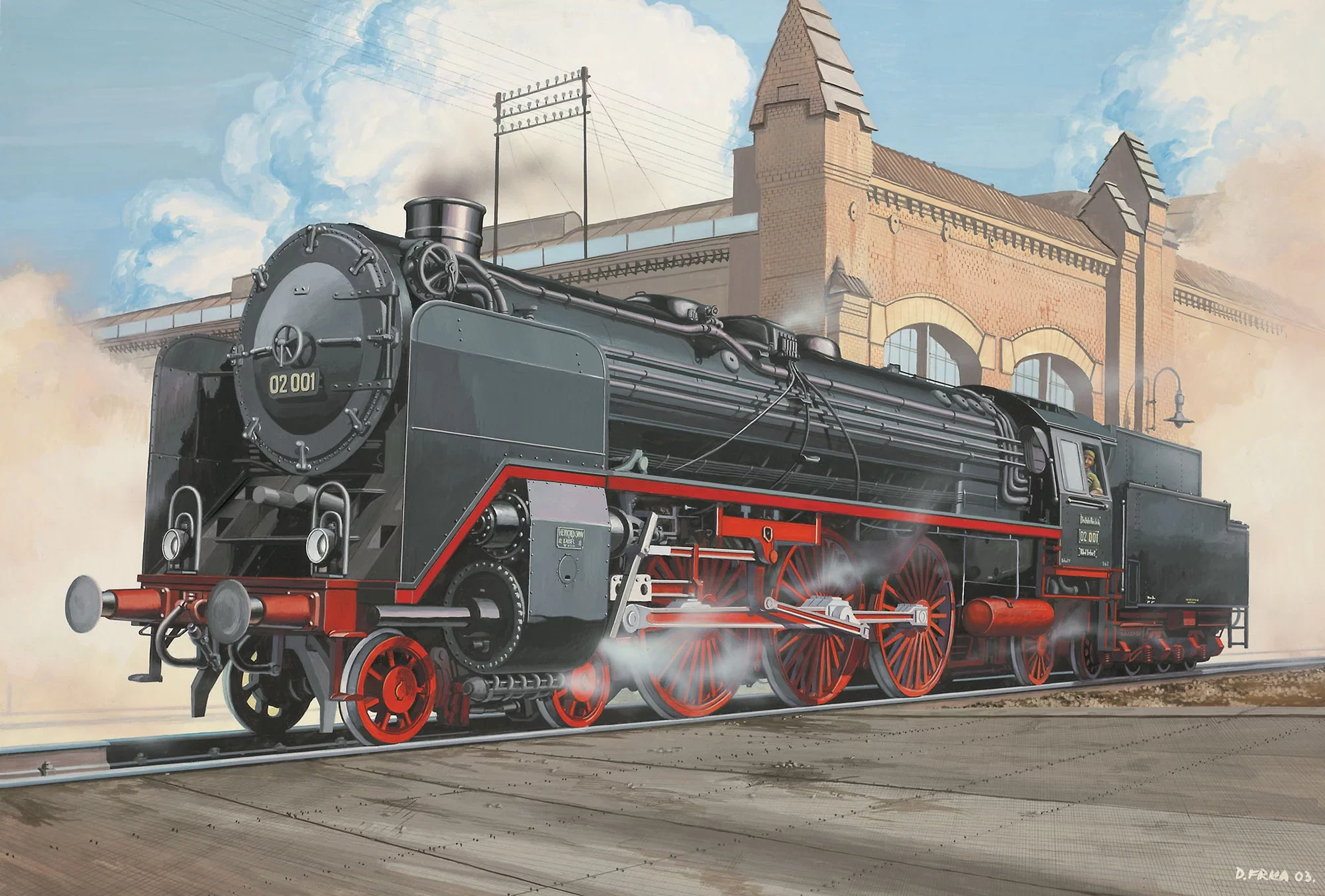 Express Locomotive BR02 & Tender 2'2' T30 - Image 8