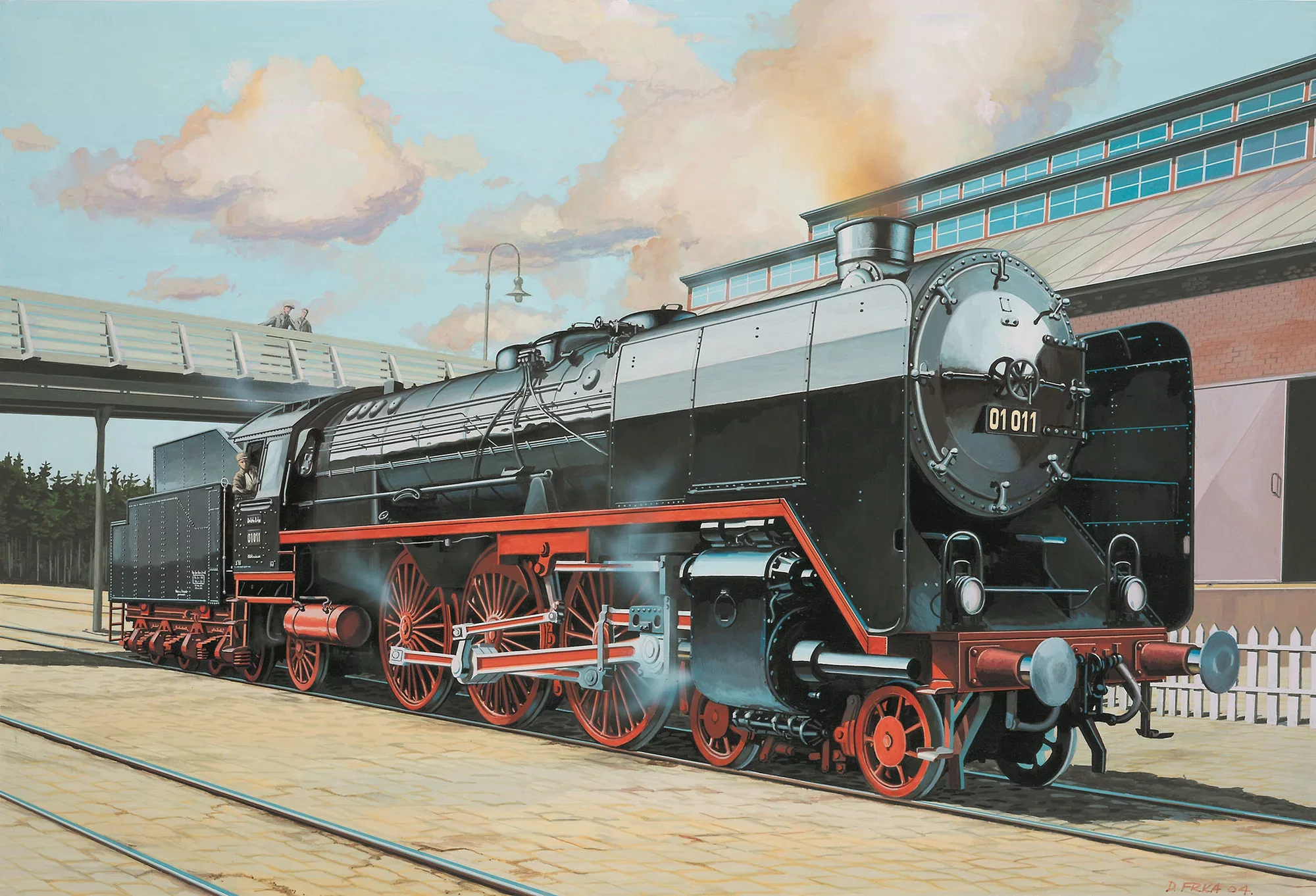 Express Locomotive BR01 & Tender 2'2' T32 - Image 8