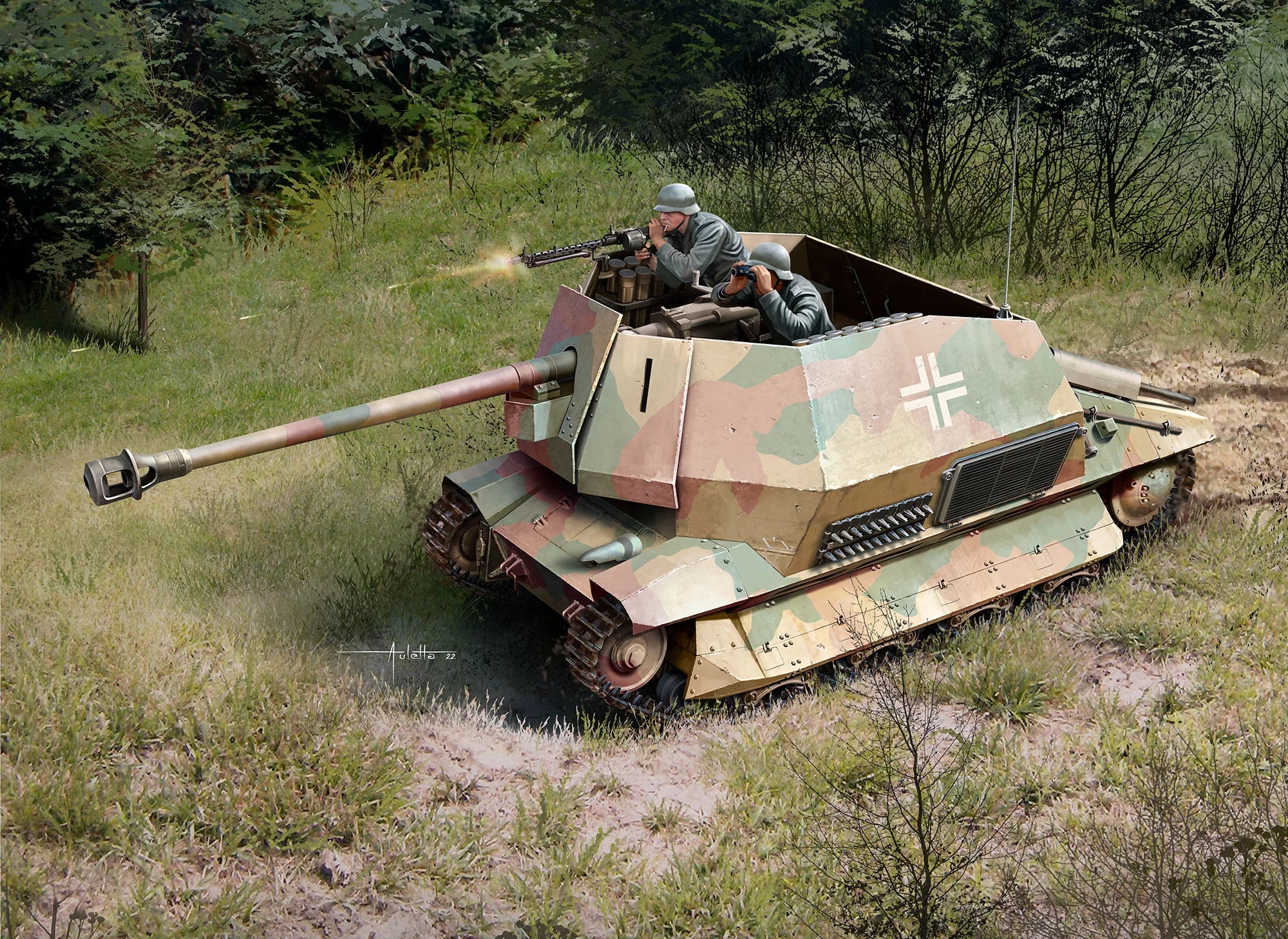 Marder I - 7.5cm Pa.K. 40 (Sf.) auf FCM 36(f) - Image 3