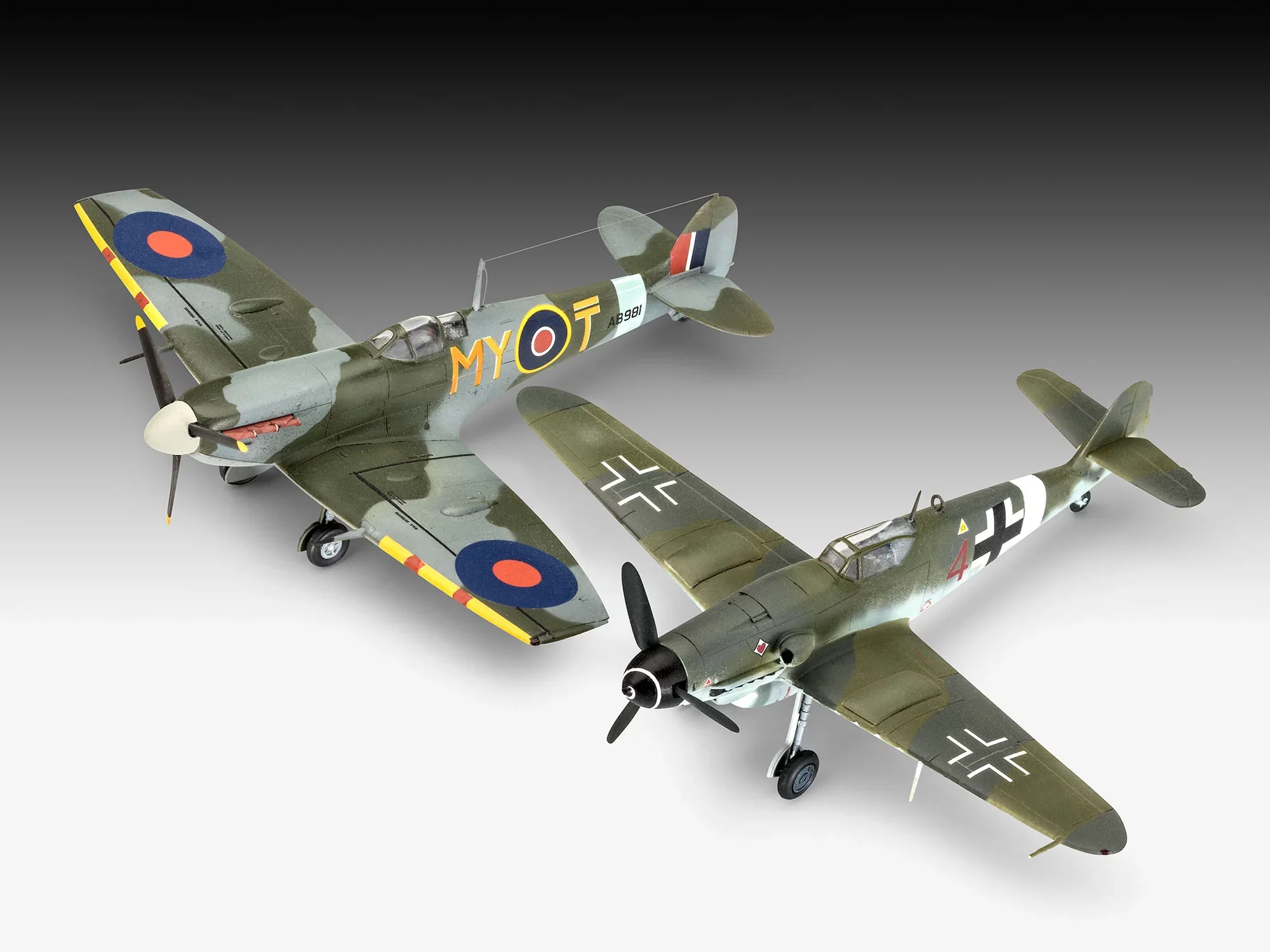 Combat Set Messerschmitt Bf109G-10 - Spitfire Mk.V - Image 13