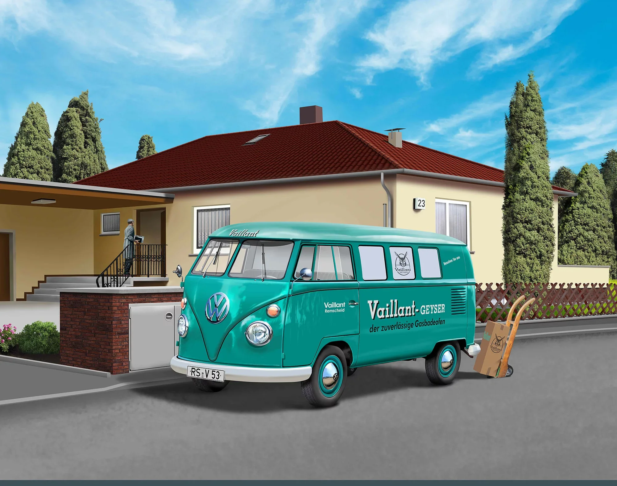 Geschenkset  "150 years of Vaillant" VW T1 Bus - Image 9