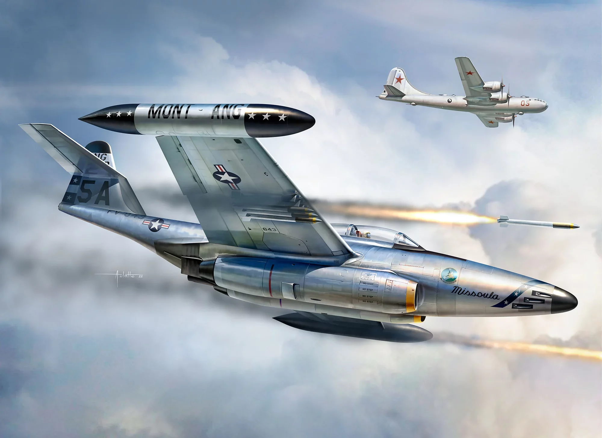 Geschenkset 75th Anniv. "Northrop F-89 Scorpion" - Image 9