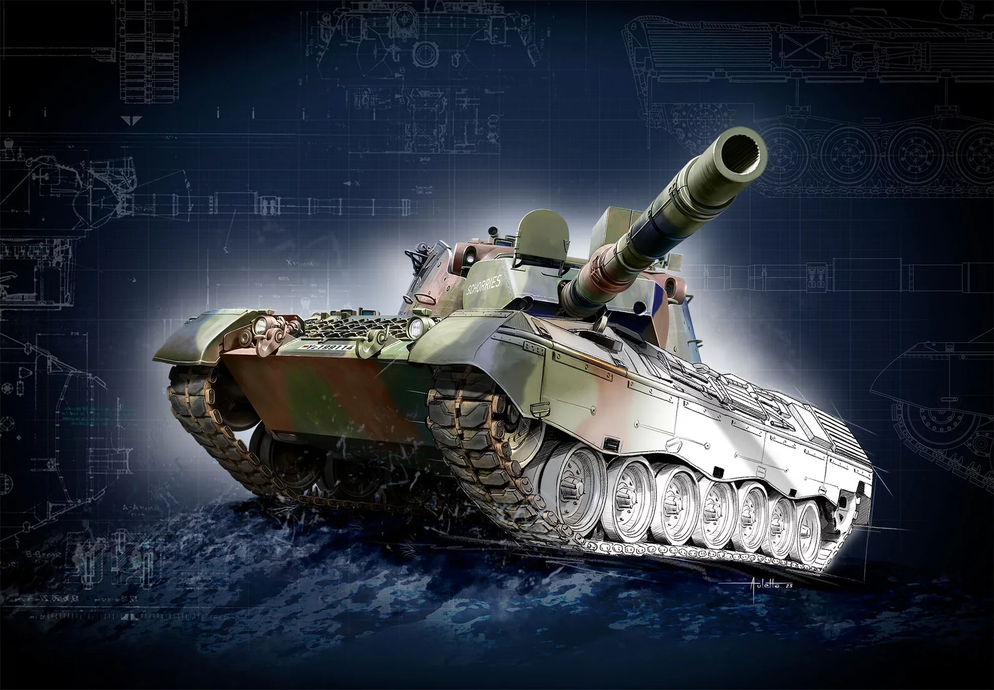 Geschenkset Leopard 1 A1A1-A1A4 - Image 10