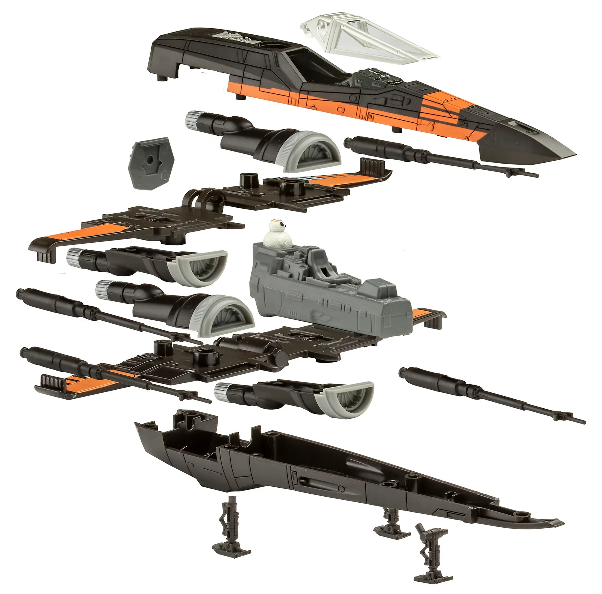 Poe's X-Wing Fighter (w/Sound): Build & Play - Image 5