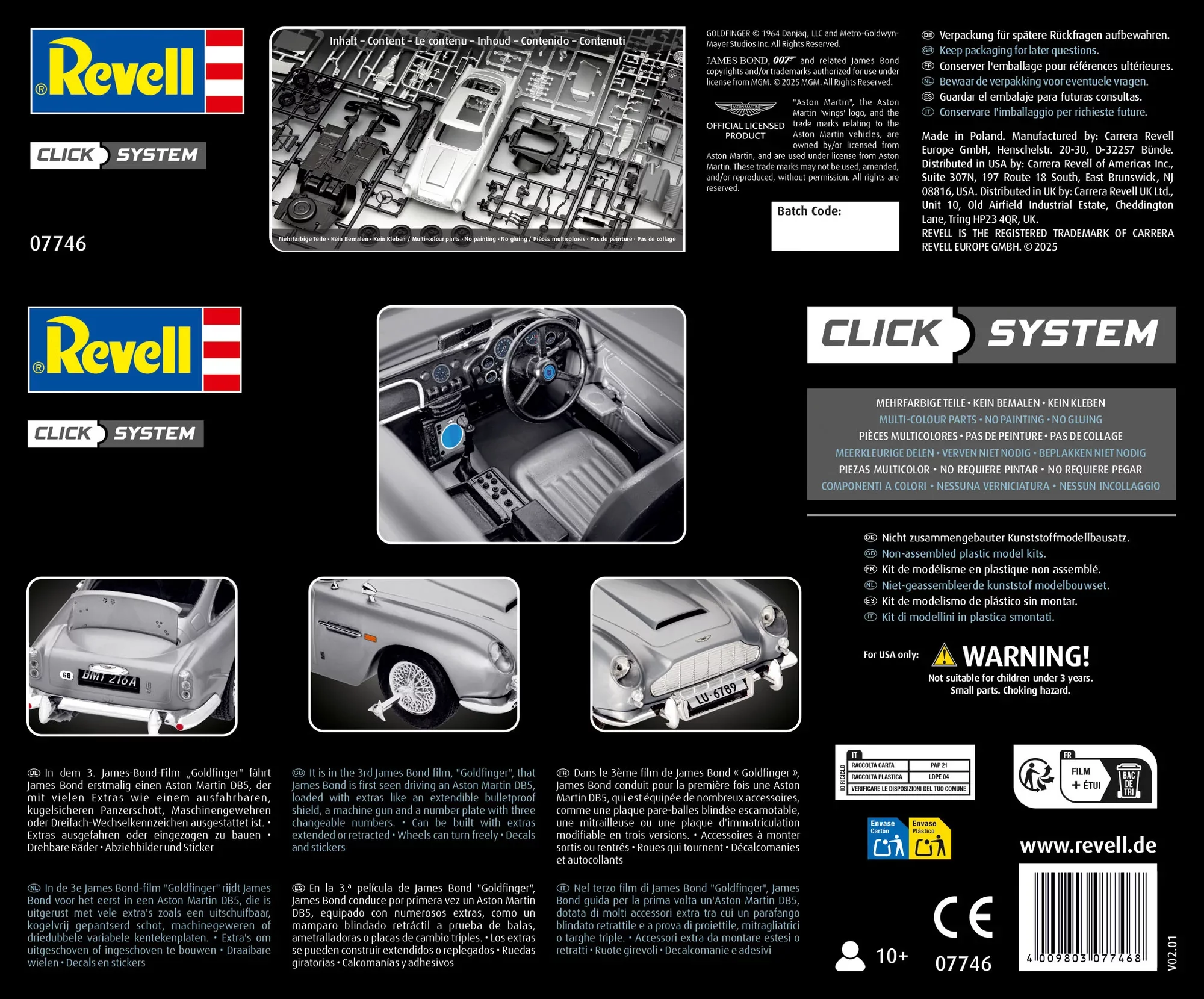 James Bond Aston Martin DB5 Click System - Image 15