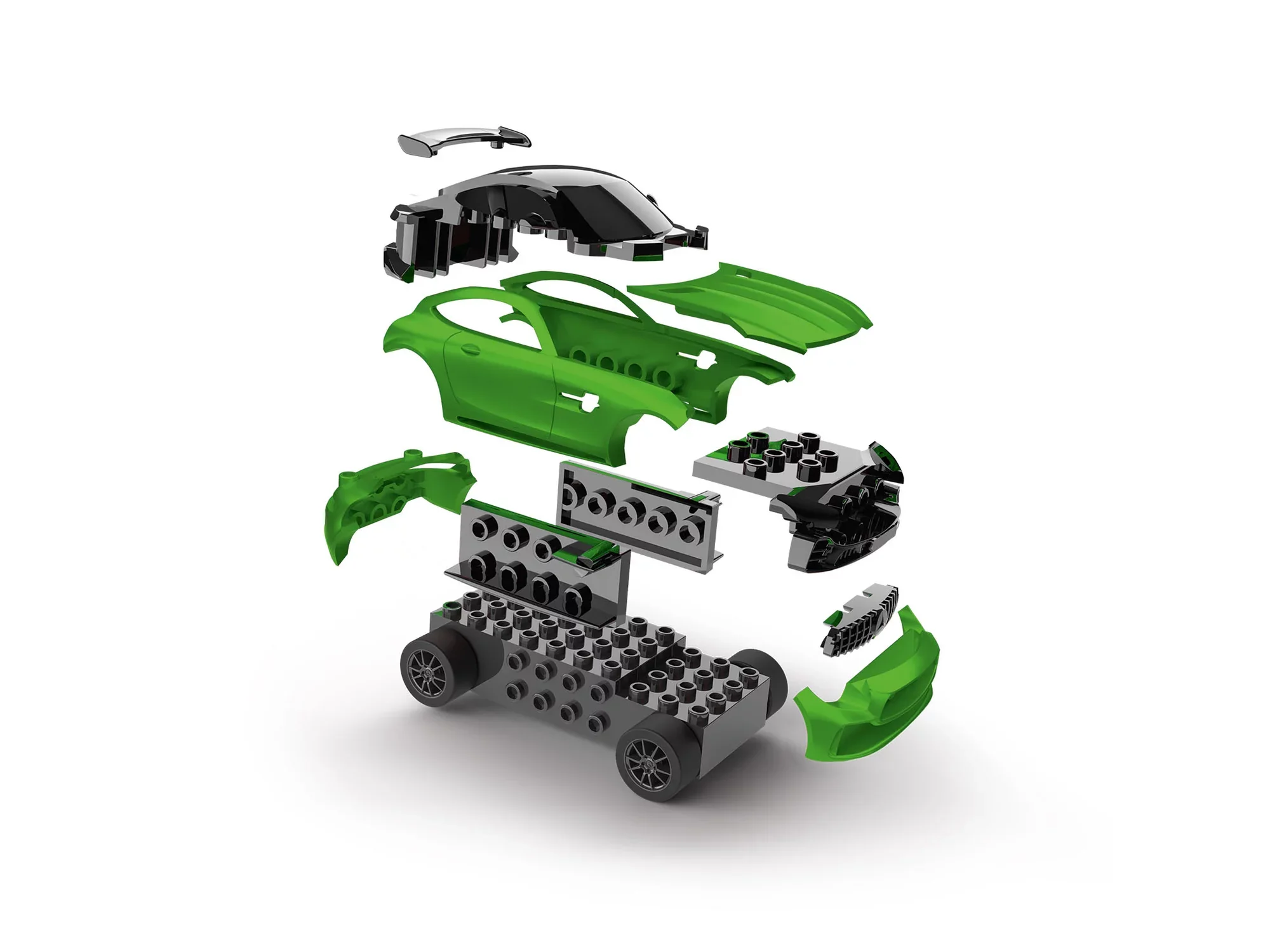 Build 'n Race Mercedes-AMG GT R, Green - Image 4