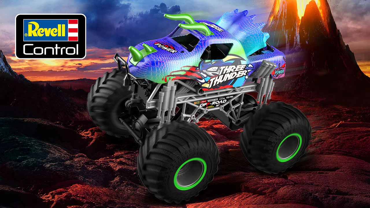 RC Dino Monster Truck "Three Thunder" - Image 10