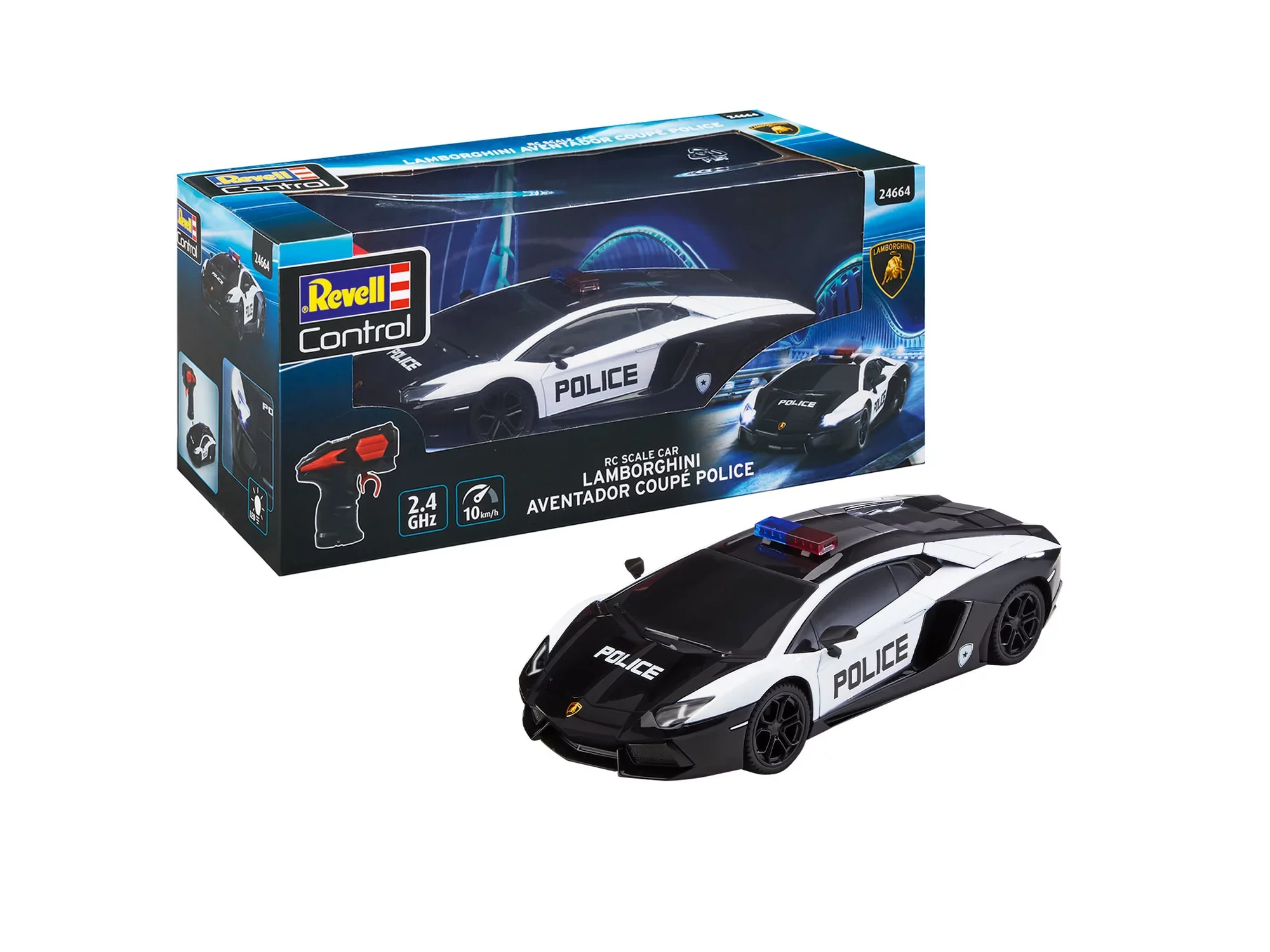 RC Scale Car Lamborghini Aventador Coupé Police - Image 6