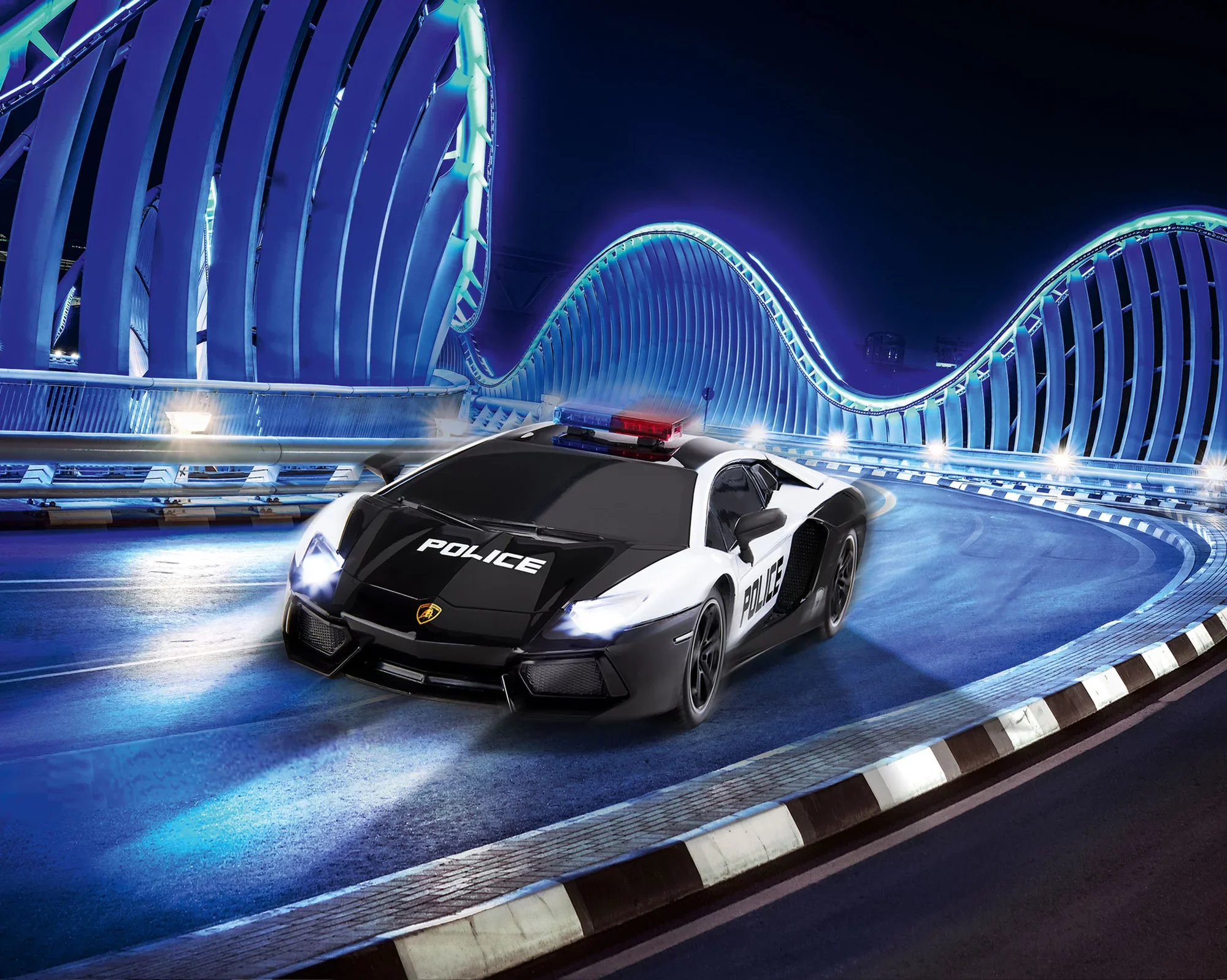 RC Scale Car Lamborghini Aventador Coupé Police - Image 7