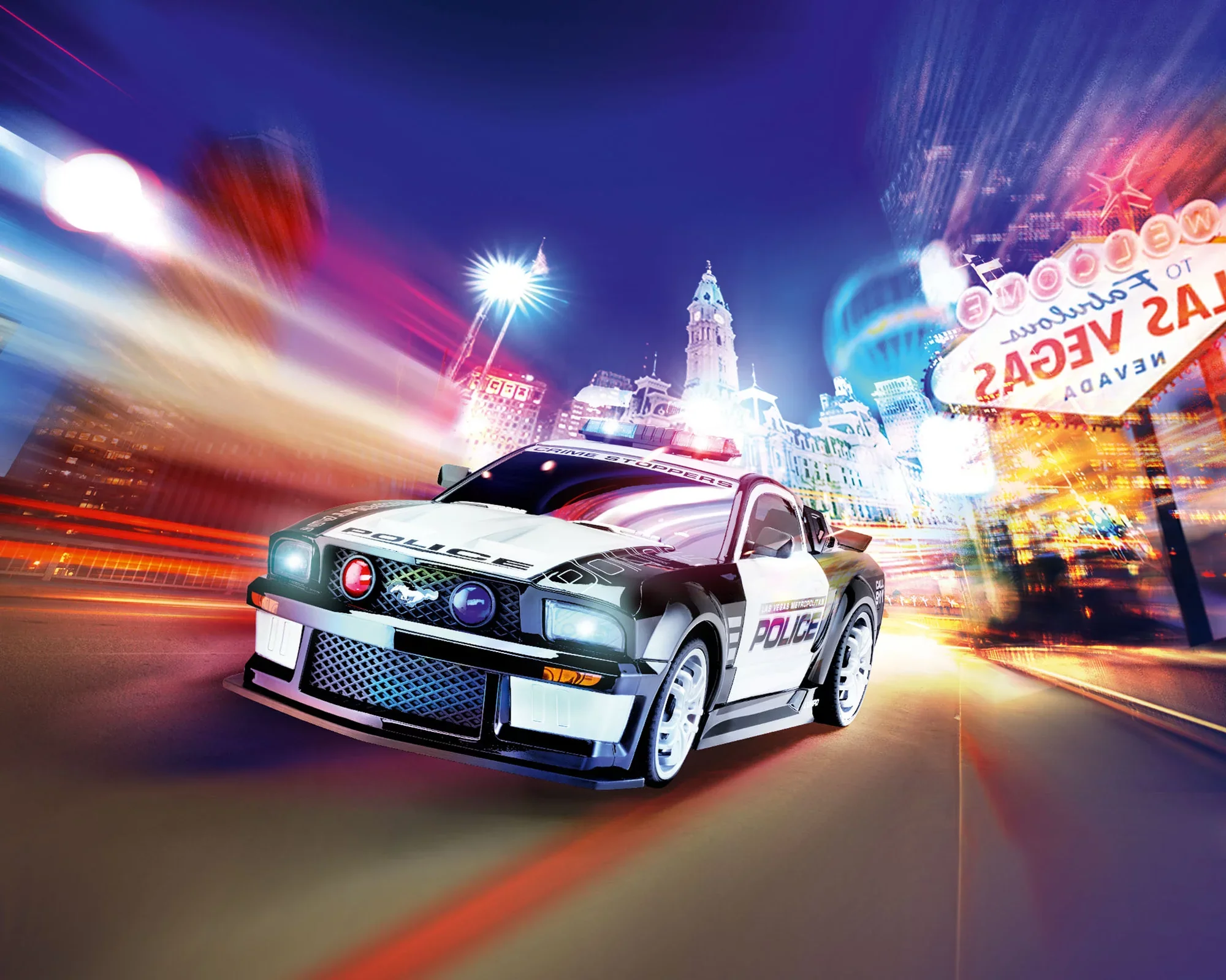 RC Car Ford Mustang Police - Image 10