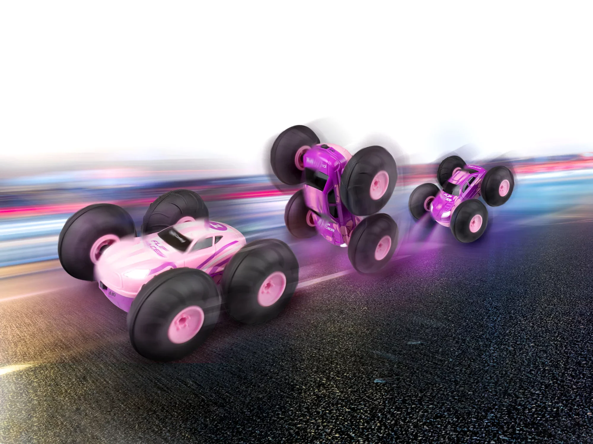 RC Stunt Car Flip Racer "Pink" - Image 6