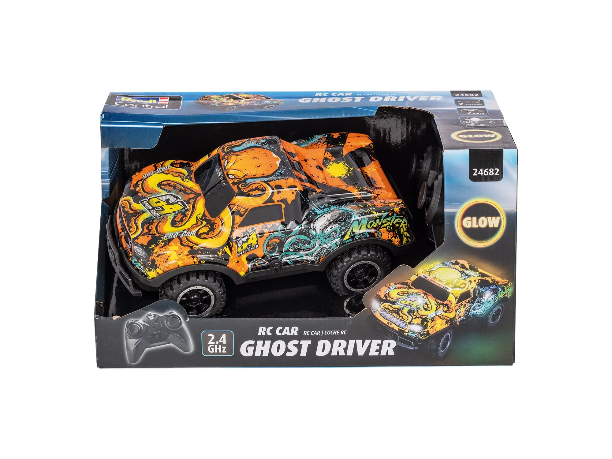 RC Car Ghost Driver (Orange) - Image 4