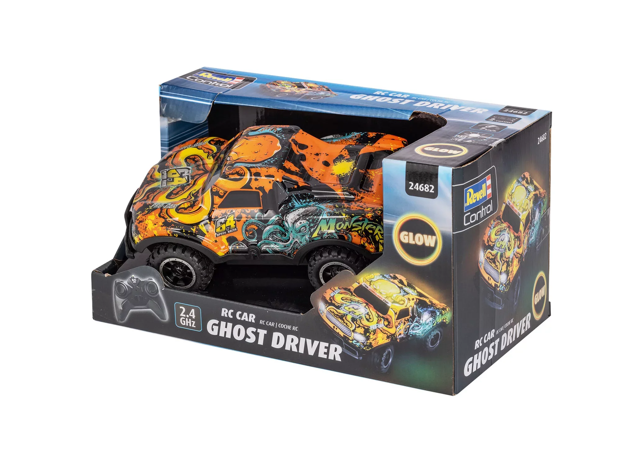 RC Car Ghost Driver (Orange) - Image 5