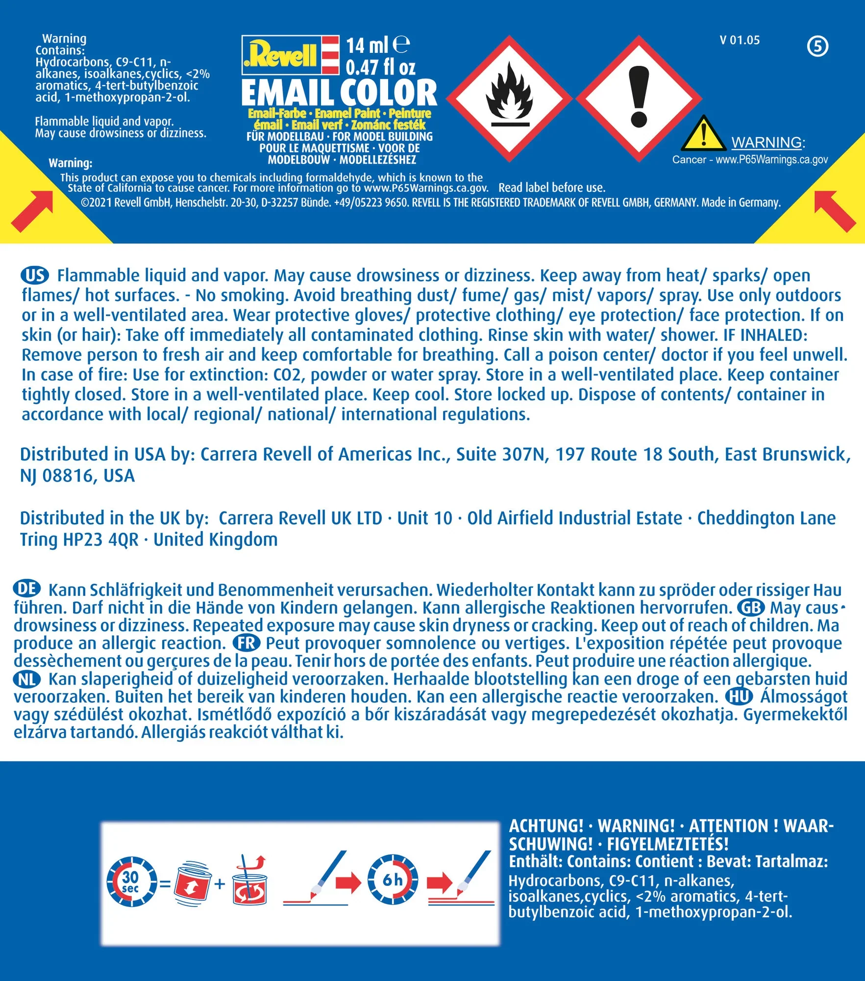 Matt "Luminous Orange" (RAL 2005) Email Color 14ml - Image 2