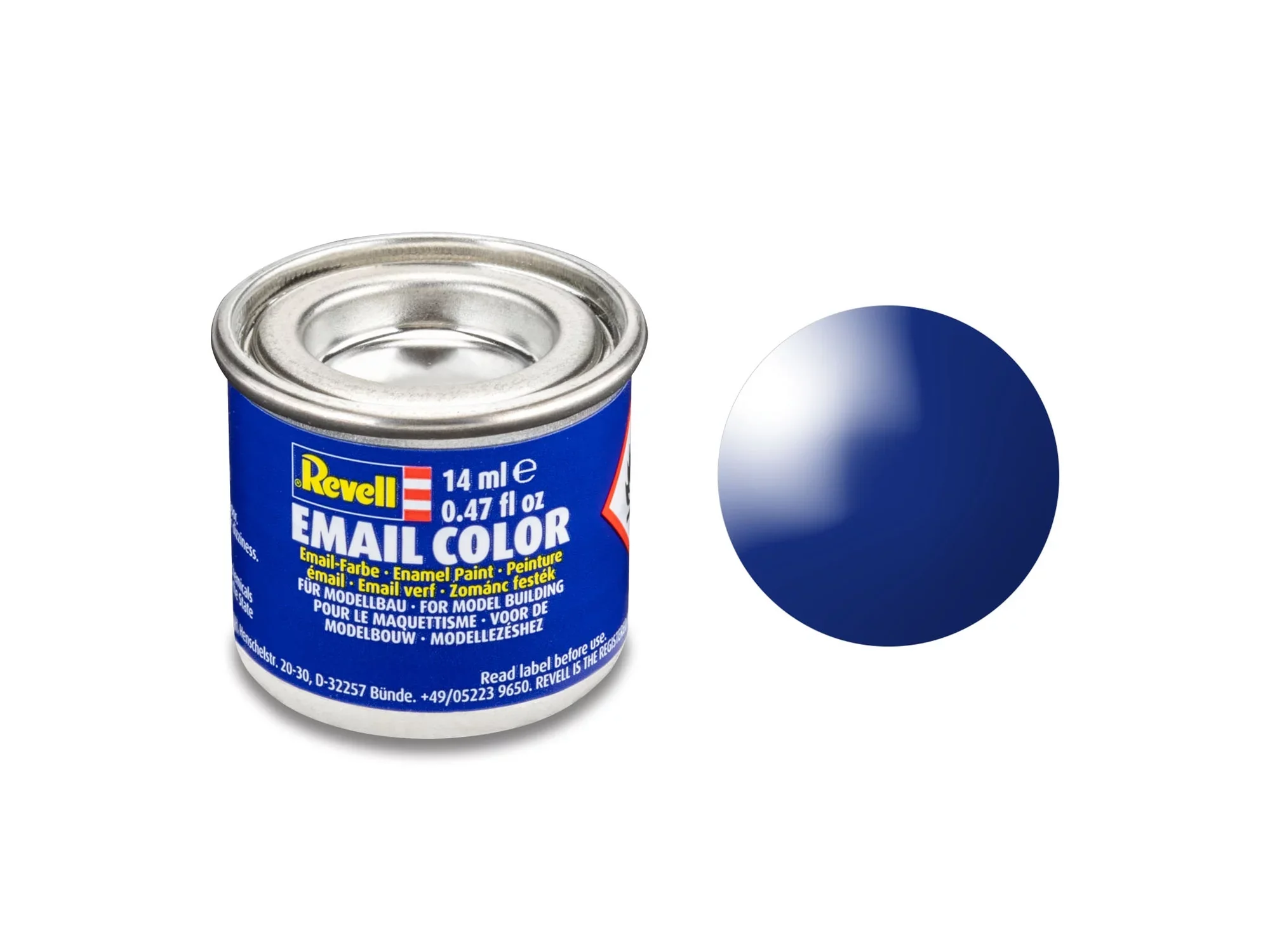 Gloss "Ultramarine-Blue"(RAL 5002)Email Color 14ml