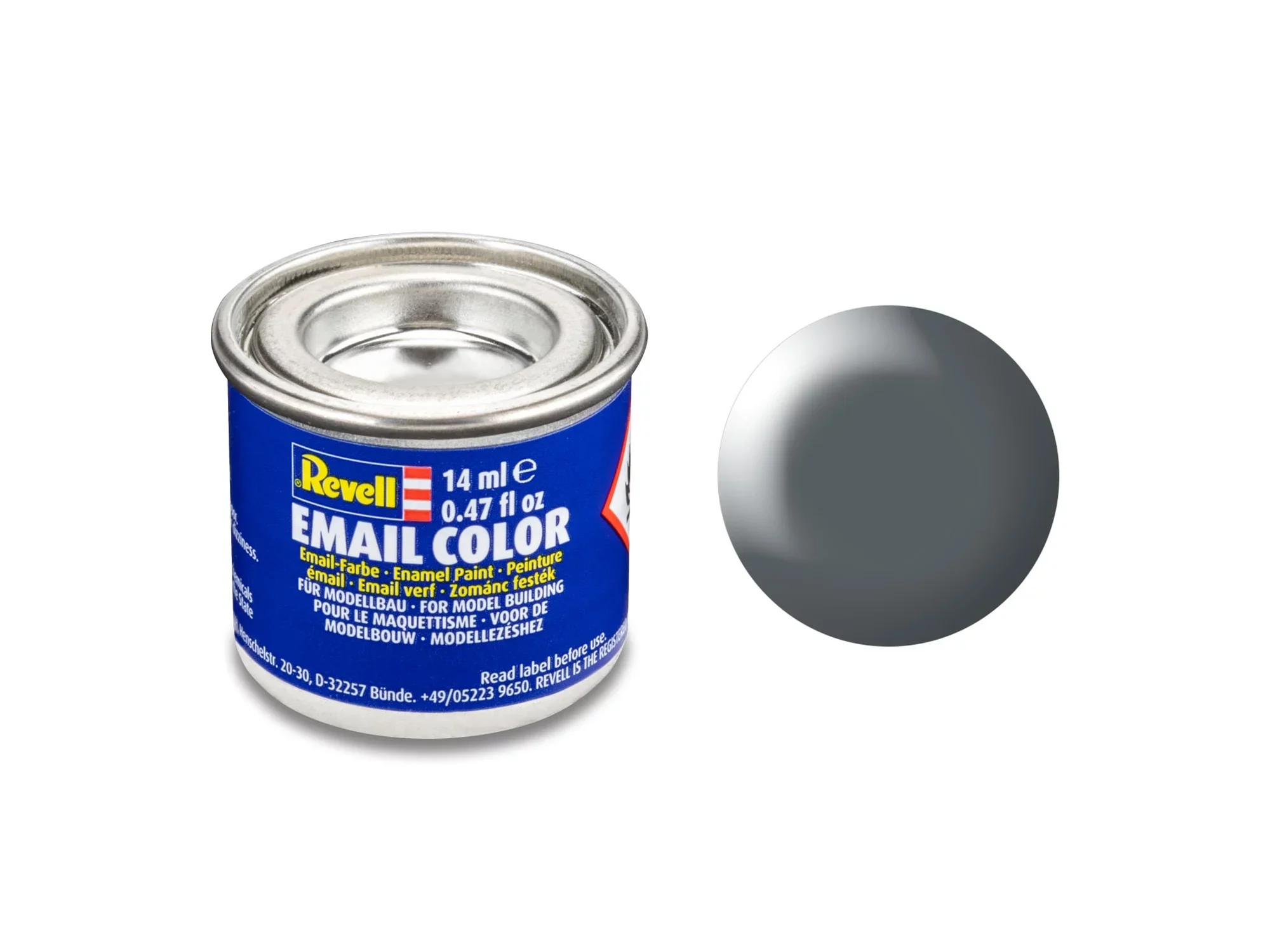 Silk "Dark Grey" (RAL 7012)Email Color Enamel 14ml