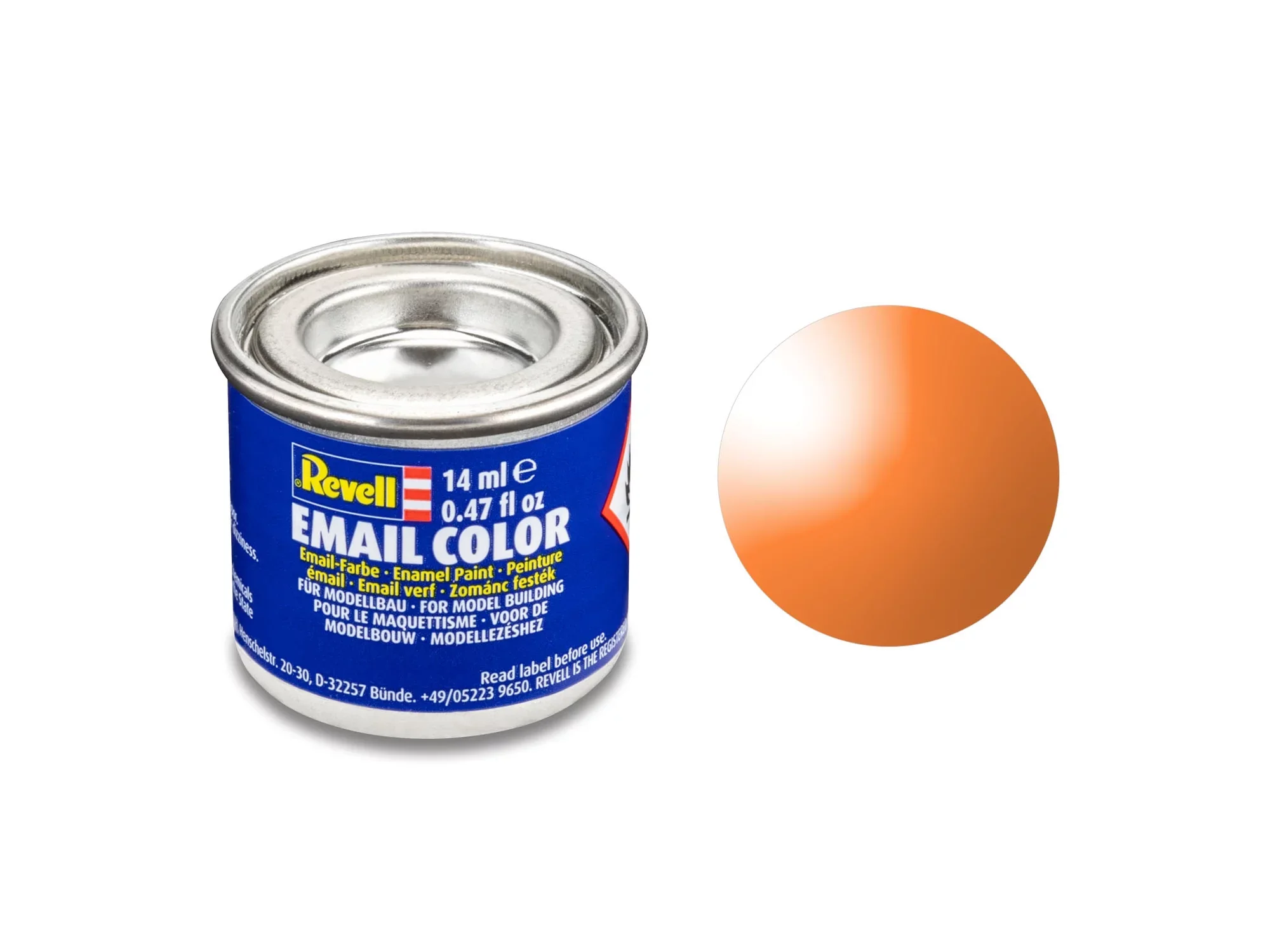"Clear Orange" Email Color Enamel - 14ml