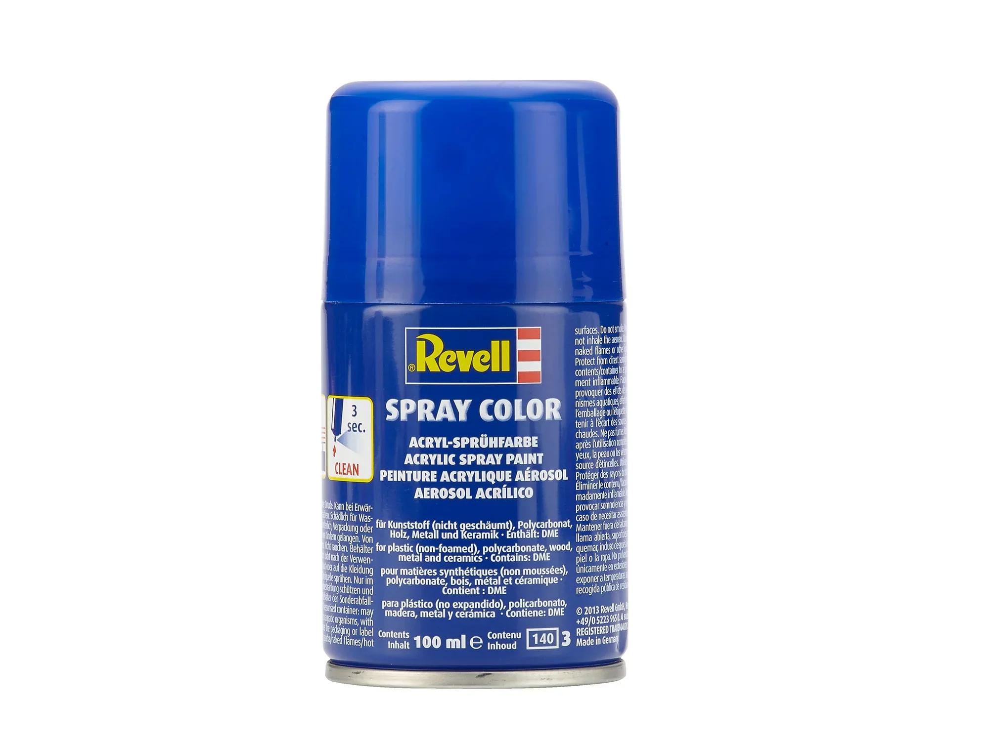 Clear "Gloss" Spray Color Acrylic Aerosol - 100ml