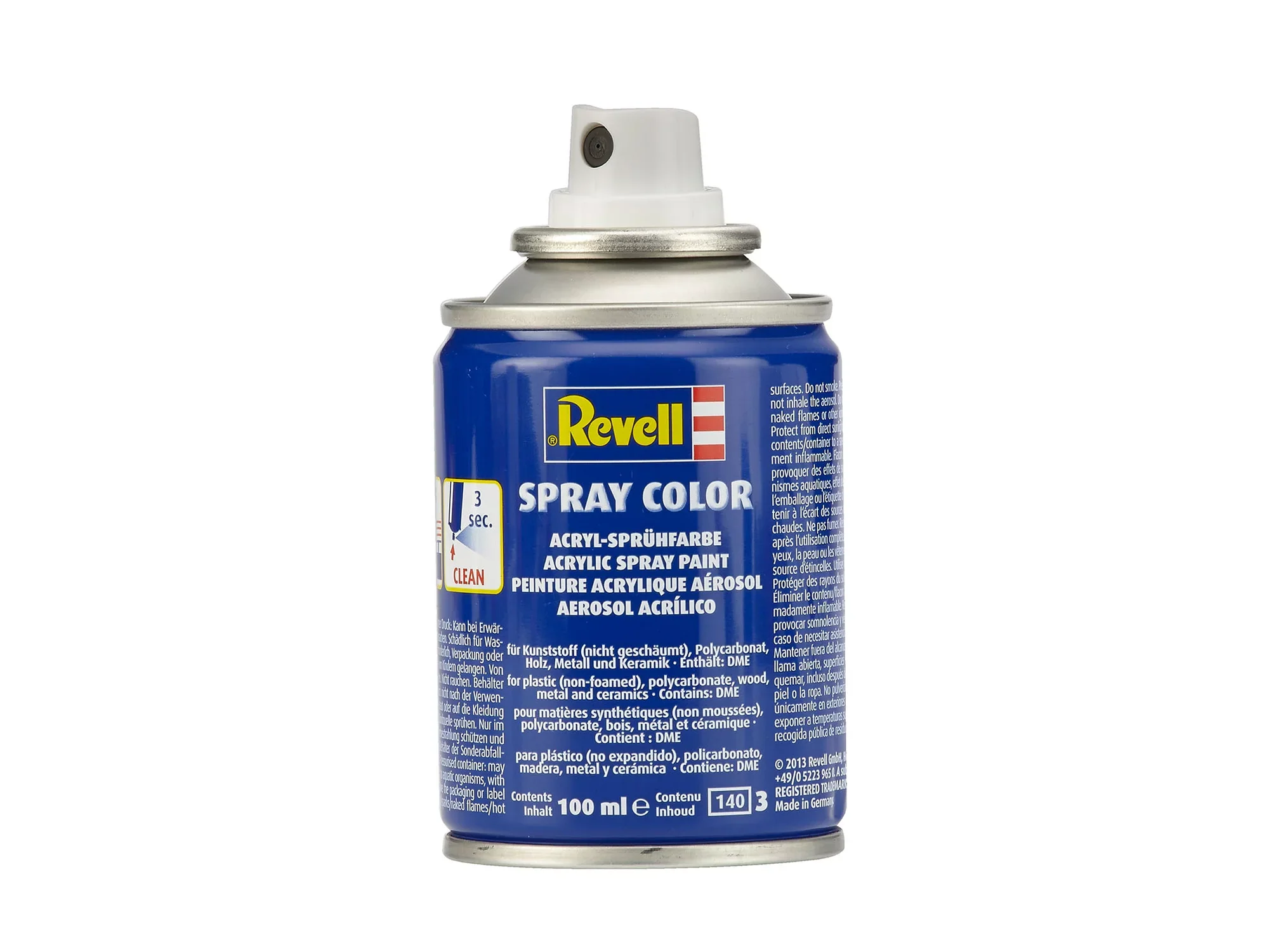 Clear "Gloss" Spray Color Acrylic Aerosol - 100ml - Image 2