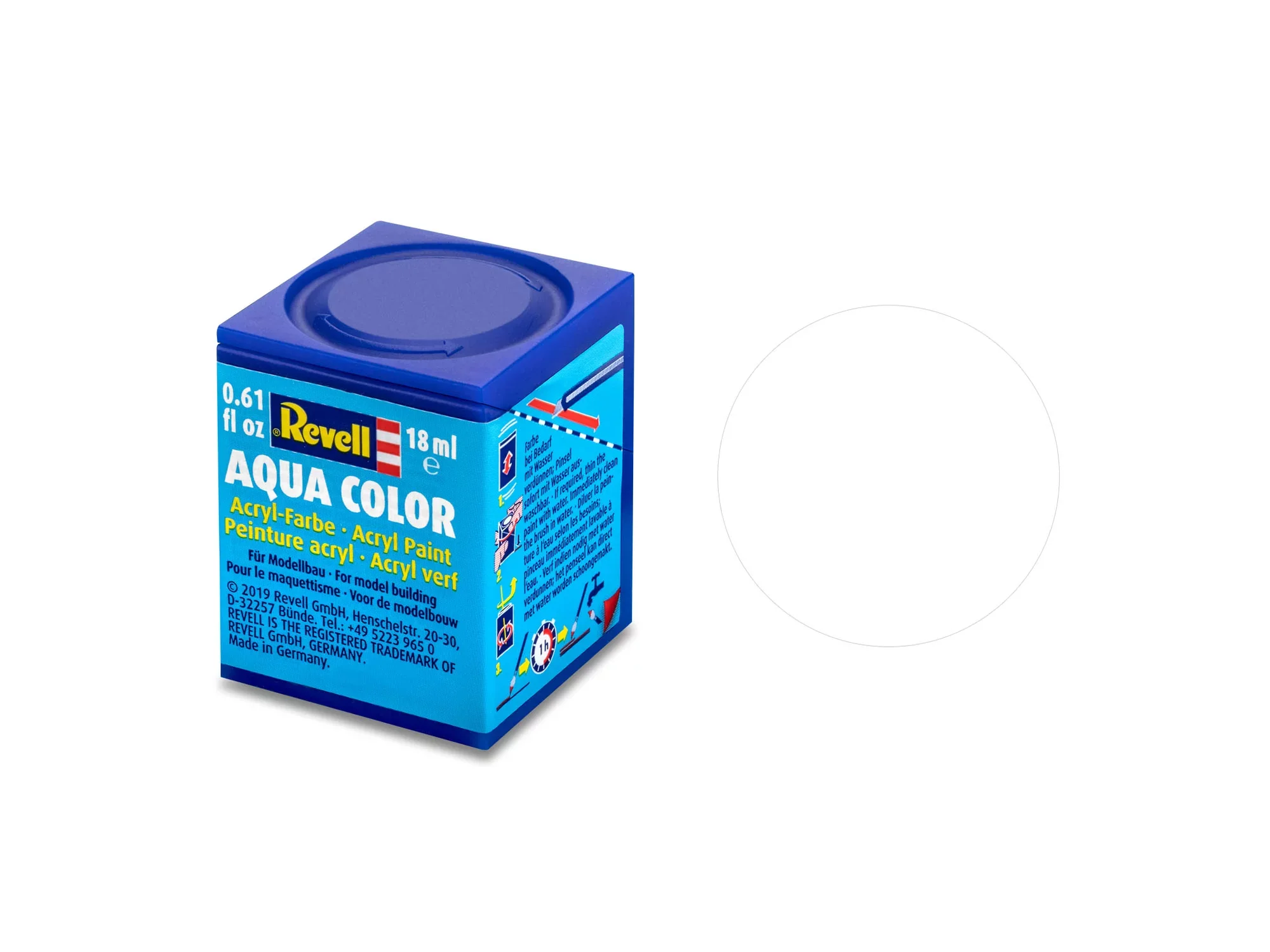 Matt "White" (RAL 9001) Aqua Color Acrylic - 18ml