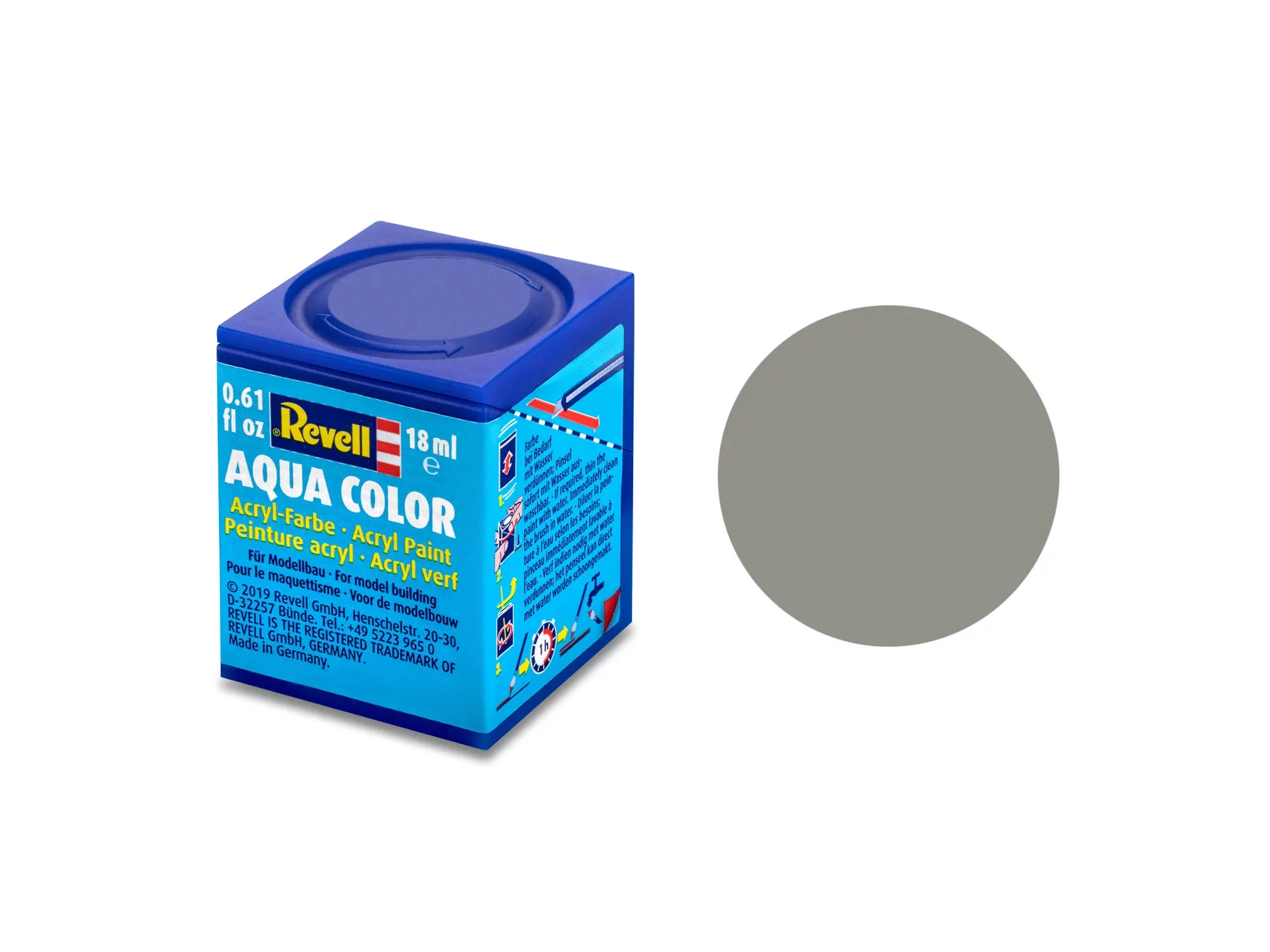 Matt "Stone Grey"(RAL 7030)Aqua Color Acrylic 18ml