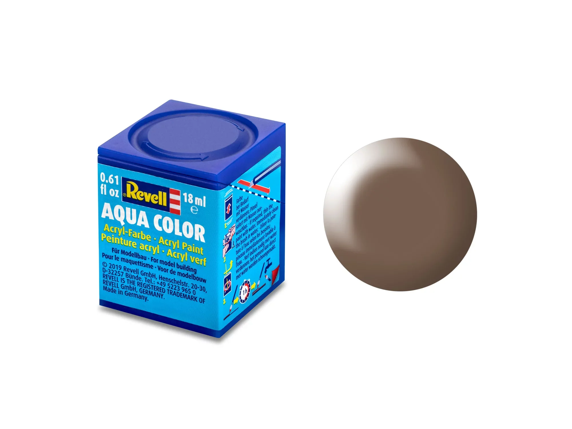 Silk "Brown" (RAL 8025) Aqua Color Acrylic - 18ml