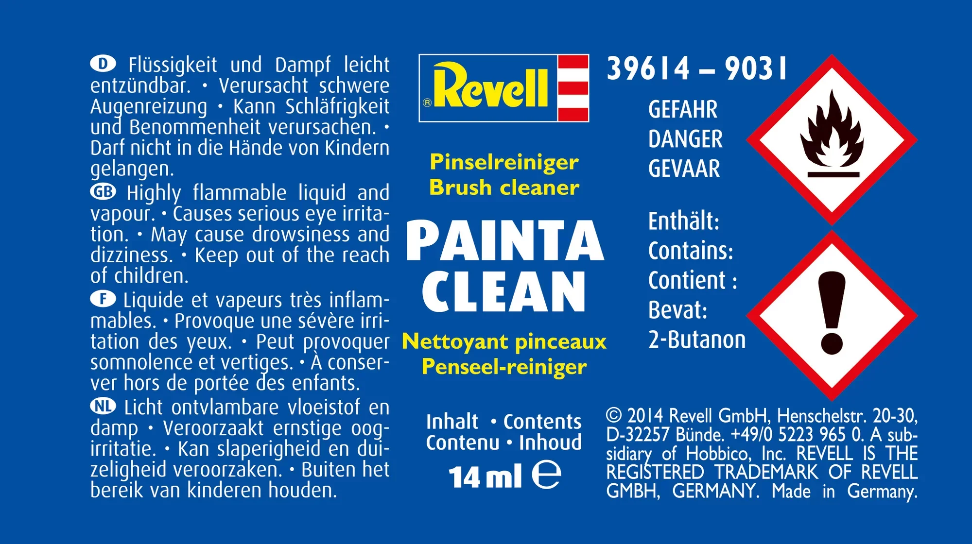 Revell "Painta Clean" for Brush (Email/Aqua) 100ml - Image 4