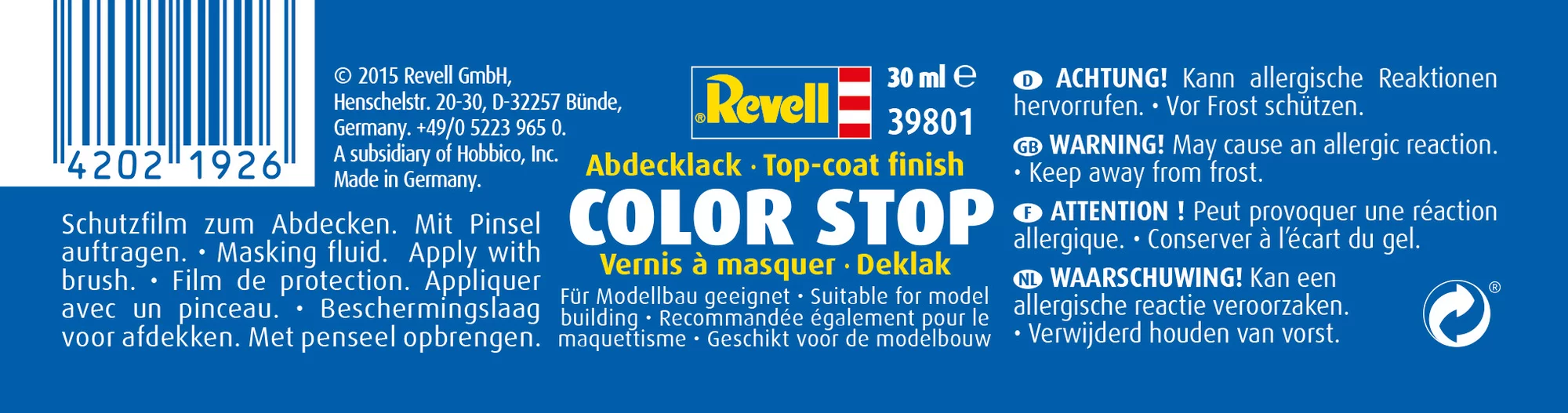 Revell "Color Stop" Liquid Mask - 30ml - Image 3