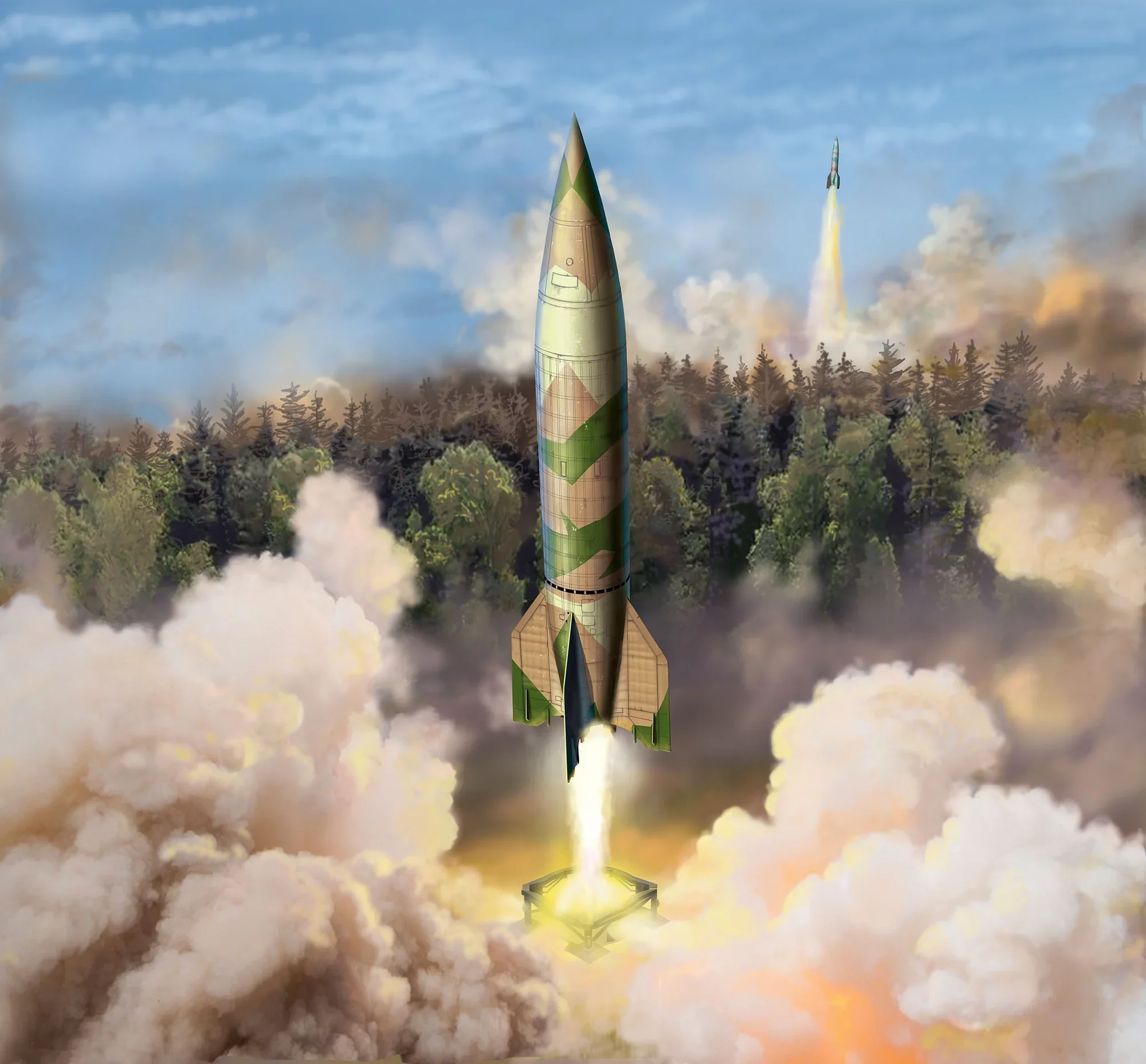 Model Set German A4-V2 Rocket - Image 12