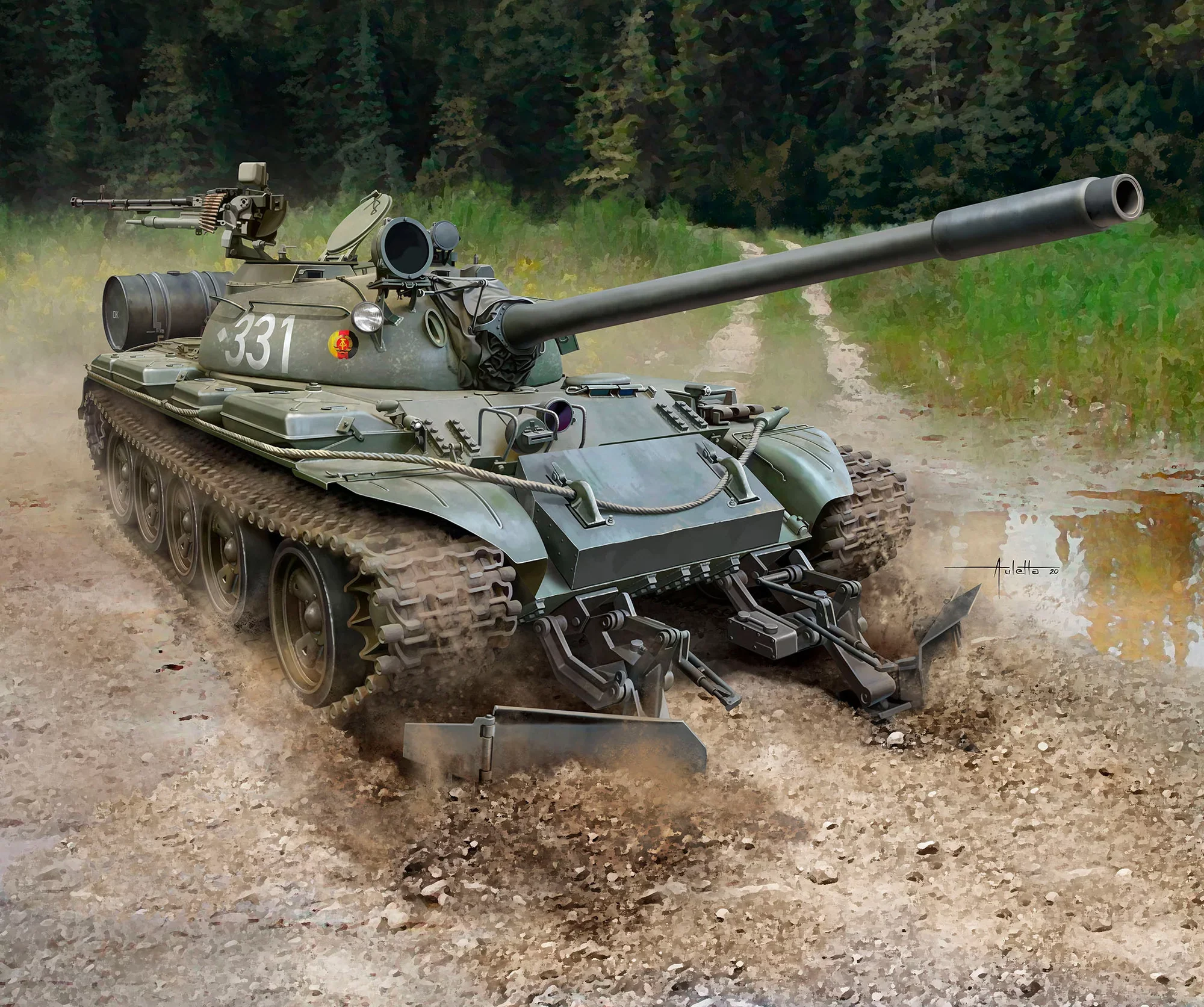 Model Set T-55A/AM with KMT-6/EMT-5 Mine Plough - Image 7