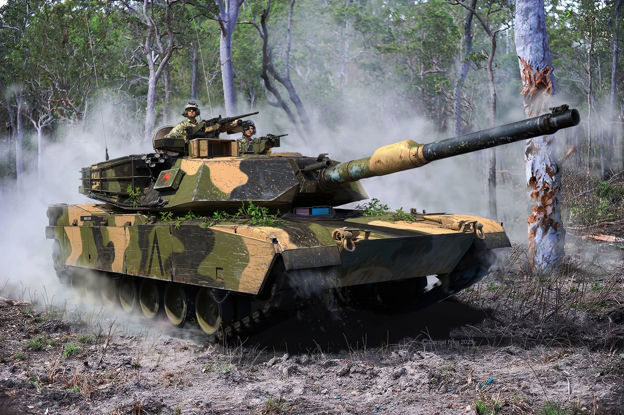 Model Set M1A1 AIM(SA)- M1A2 Abrams - Image 8