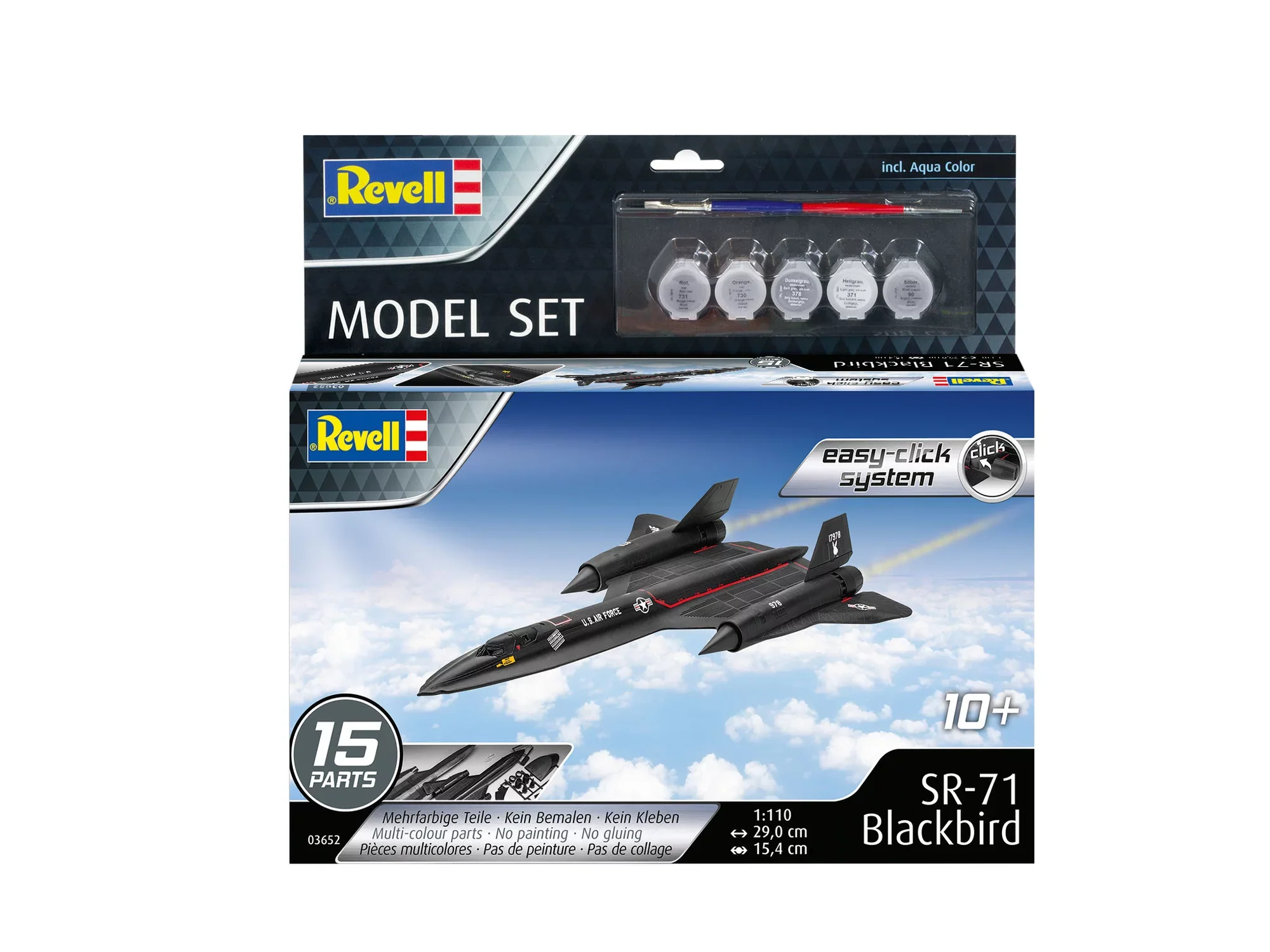 Model Set Lockheed SR-71 Blackbird Click-System - Image 4
