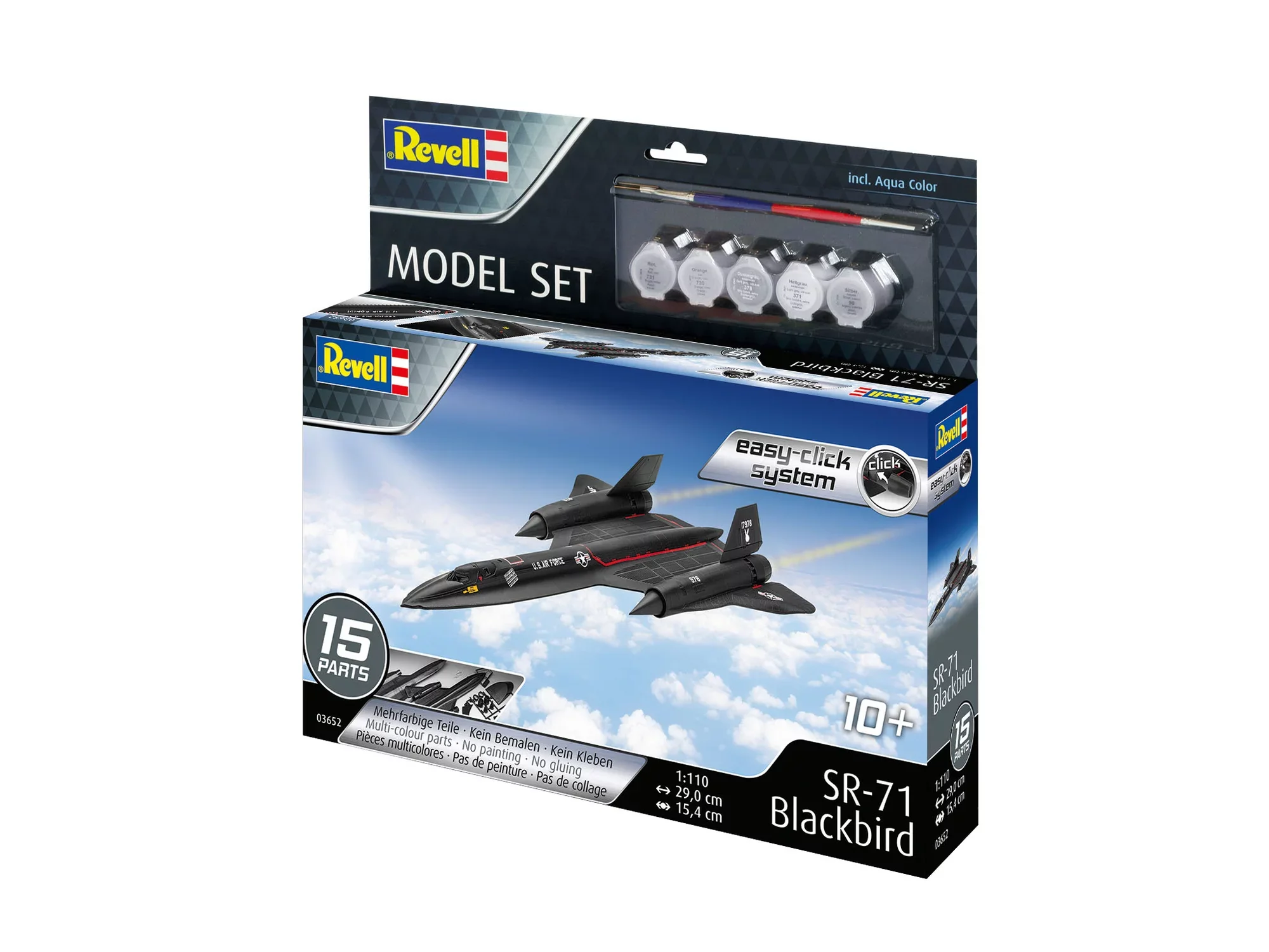 Model Set Lockheed SR-71 Blackbird Click-System - Image 5
