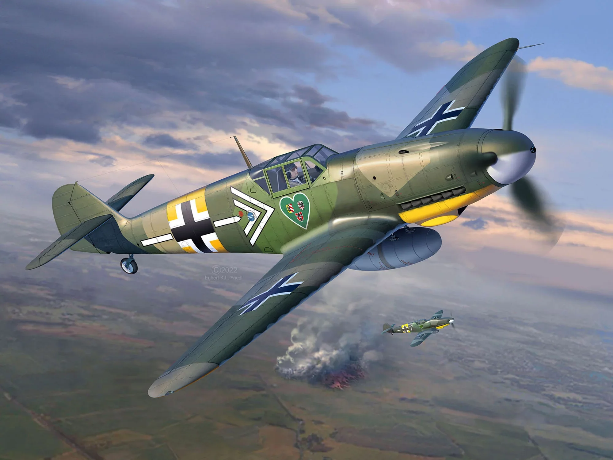 Model Set Messerschmitt Bf109 G-2/4 - Image 8