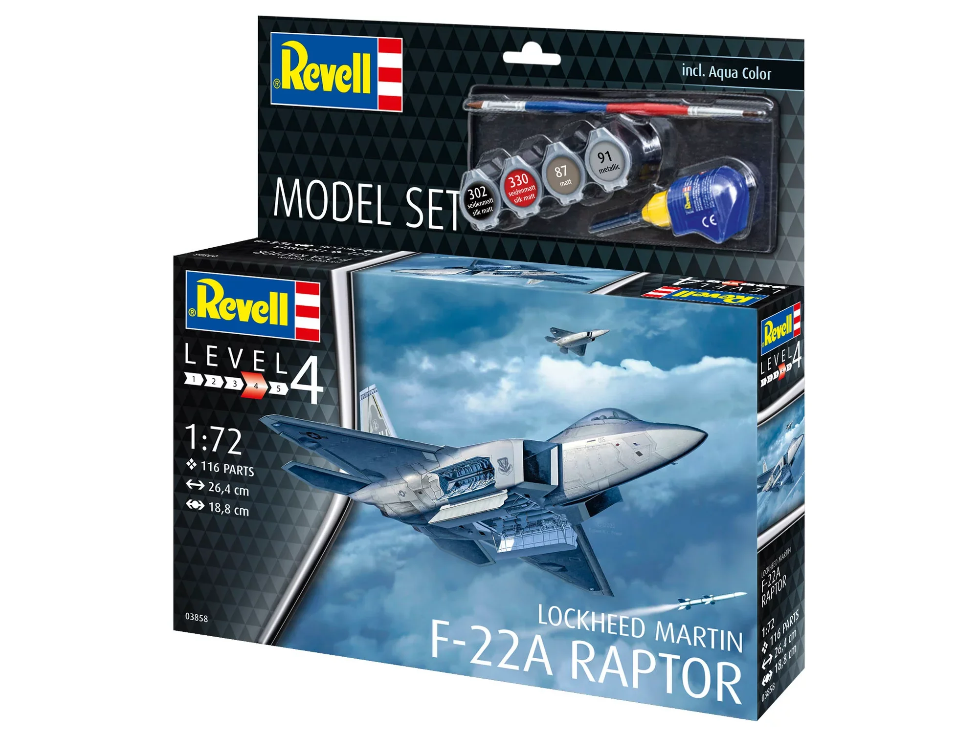Model Set Lockheed Martin F-22A Raptor - Image 10