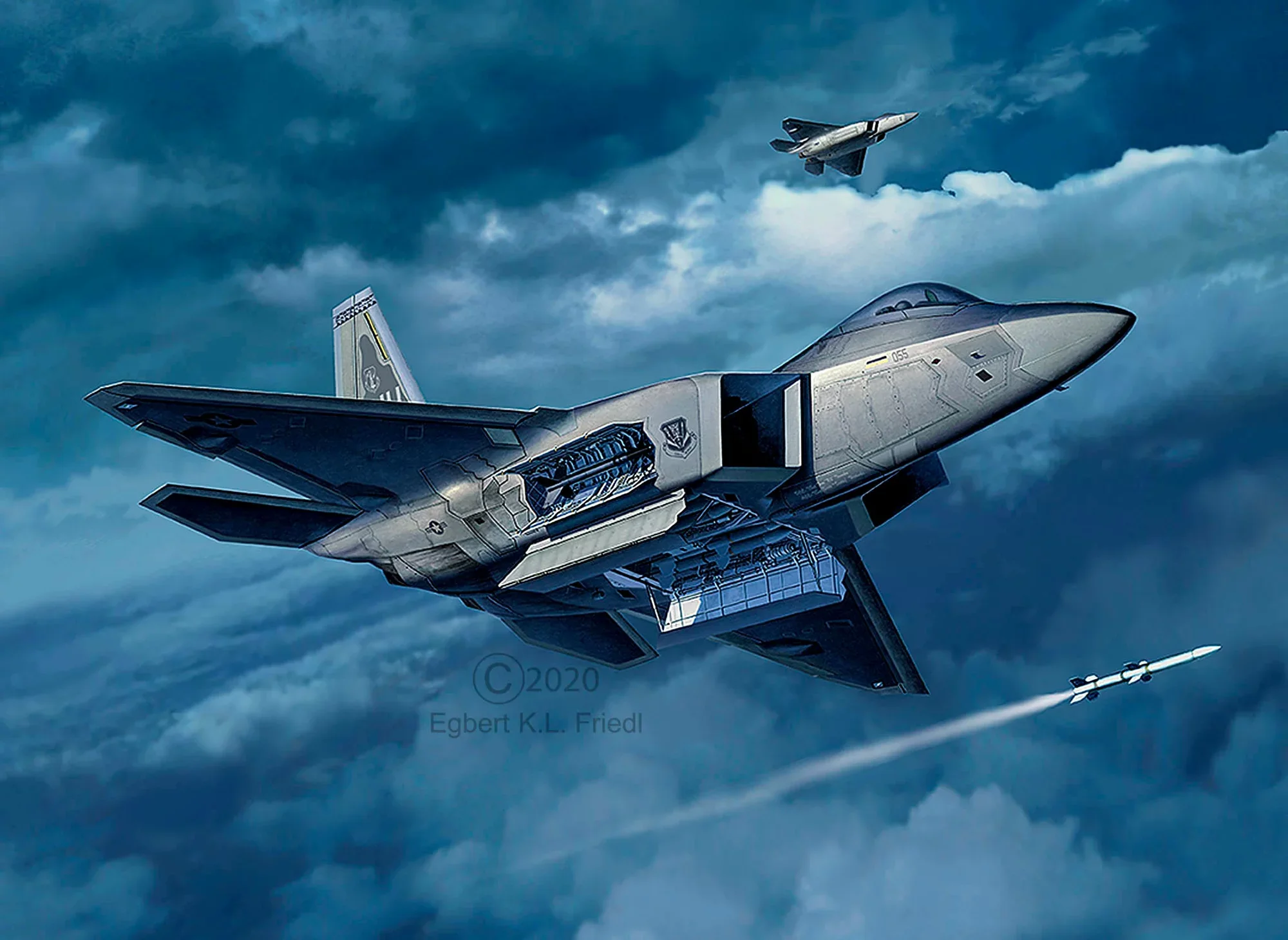 Model Set Lockheed Martin F-22A Raptor - Image 12