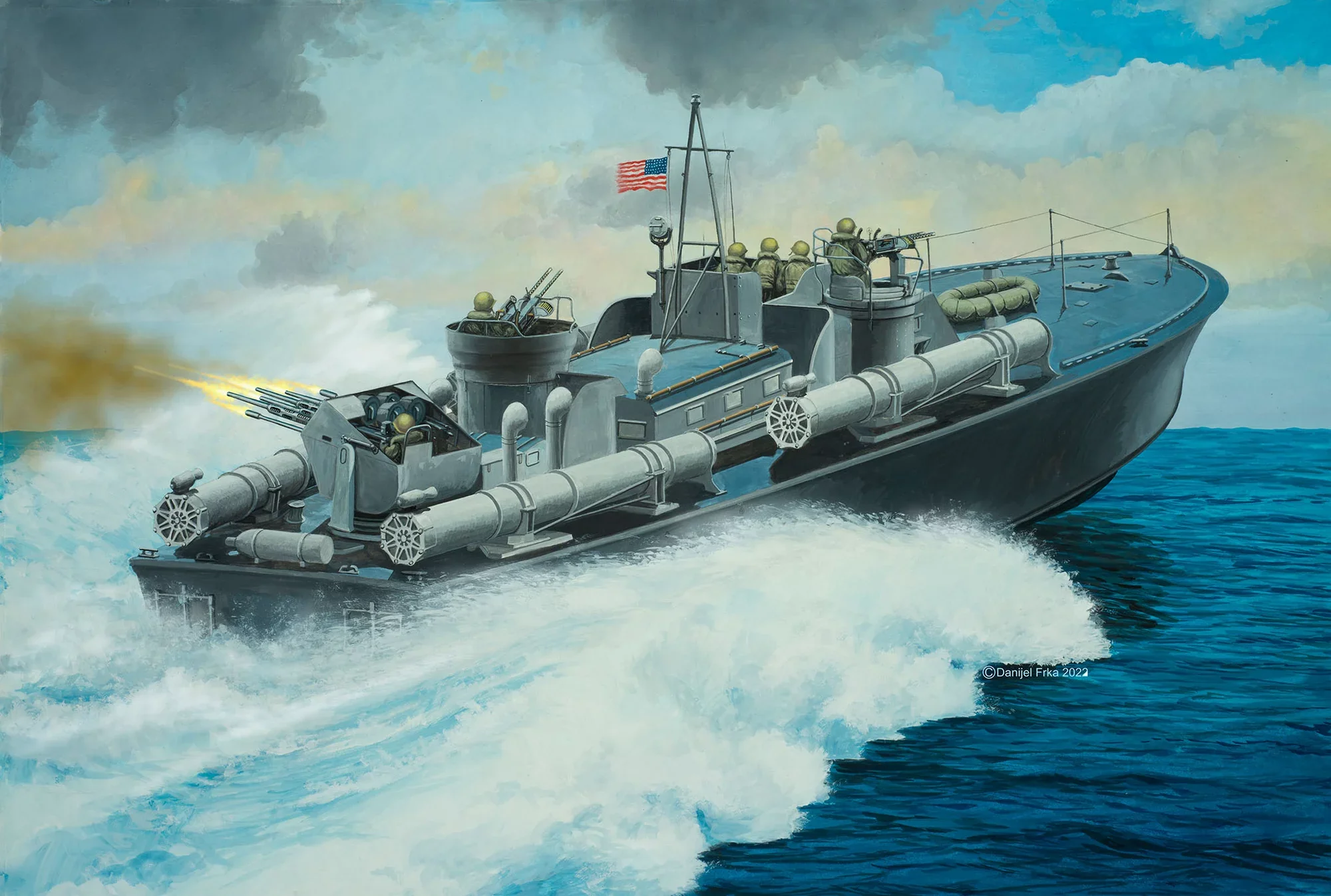 Model Set Patrol Torpedo Boat PT-160 - Image 8