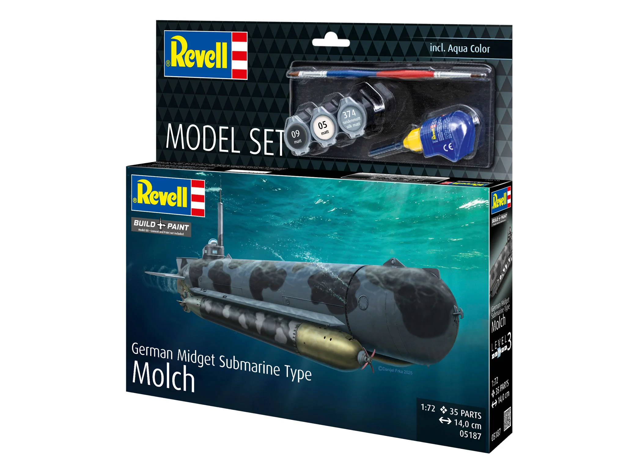 Model Set German Midget Submarine Type Molch - Image 5