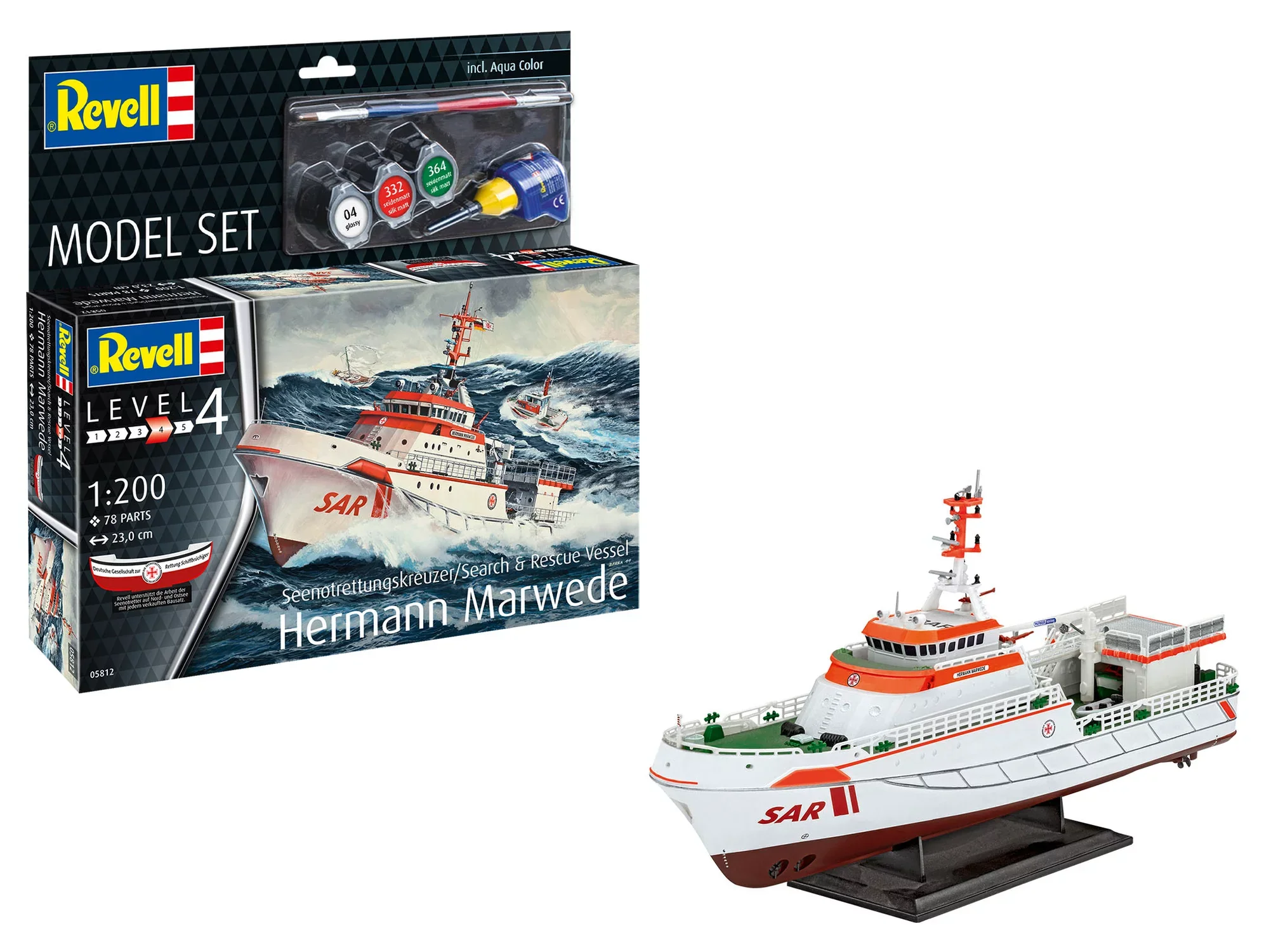 Model Set Seenotkreuzer "Hermann Marwede"