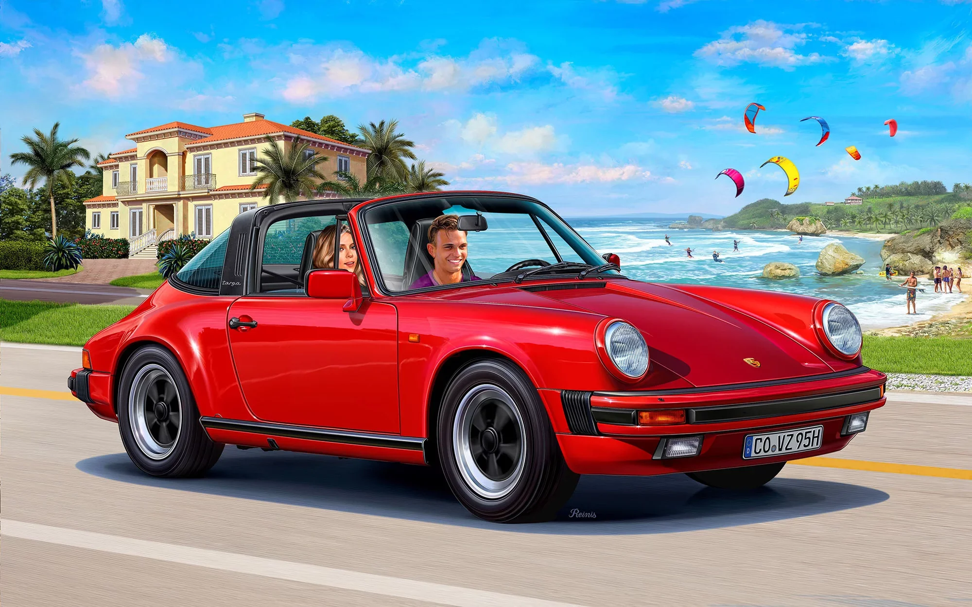 Model Set Porsche 911 Carrera 3.2 Targa (G-Model) - Image 8