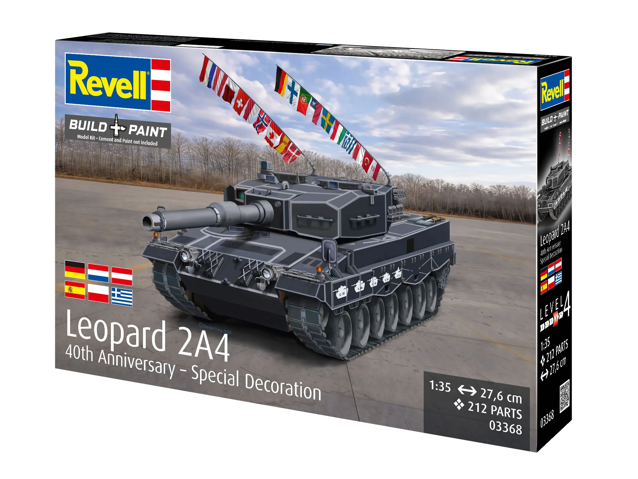Leopard 2A4 - Special Decoration 40th anniversay - Image 3