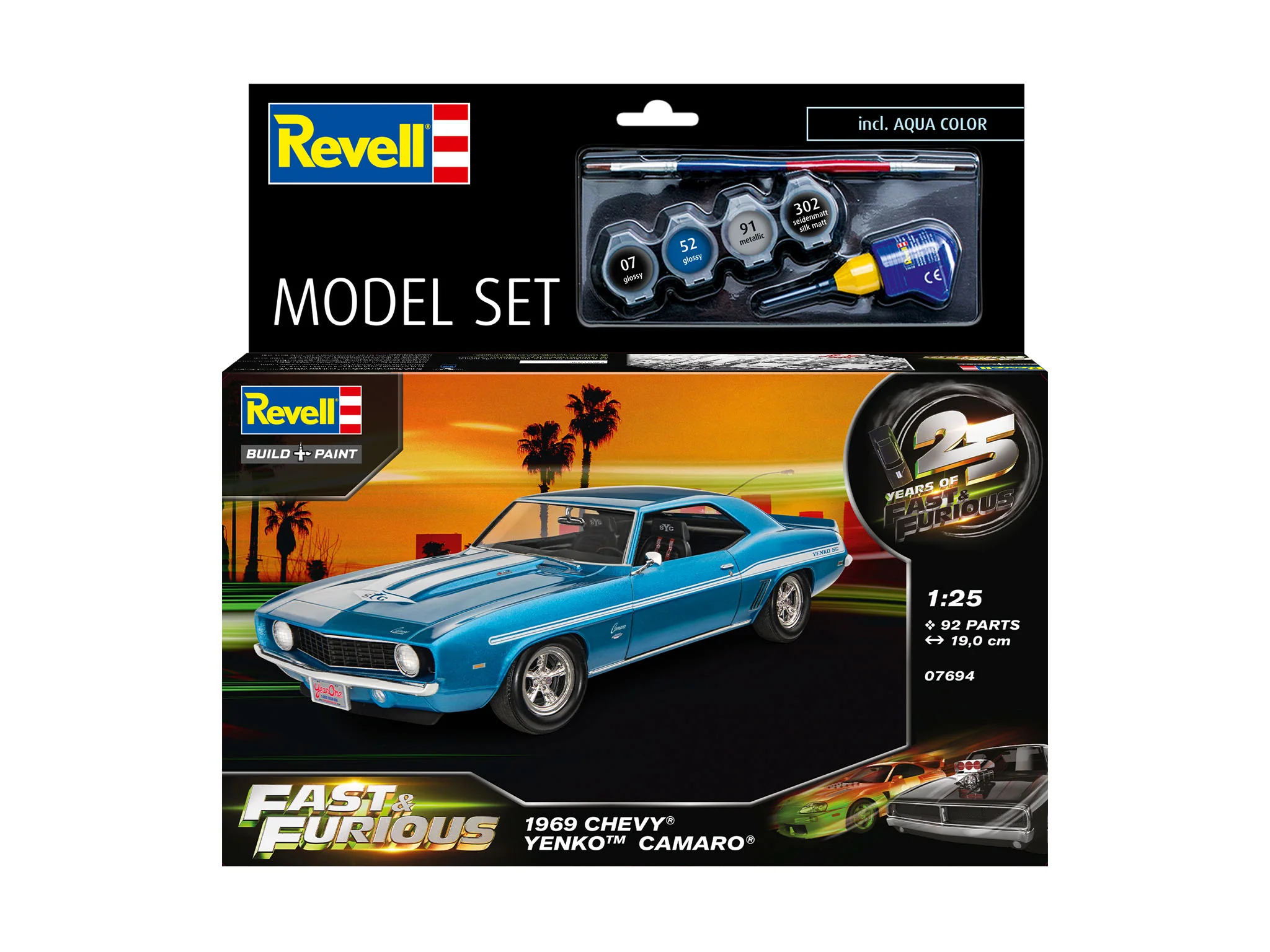 Model Set Fast & Furious 1969 Chevy Camaro Yenko - Image 8
